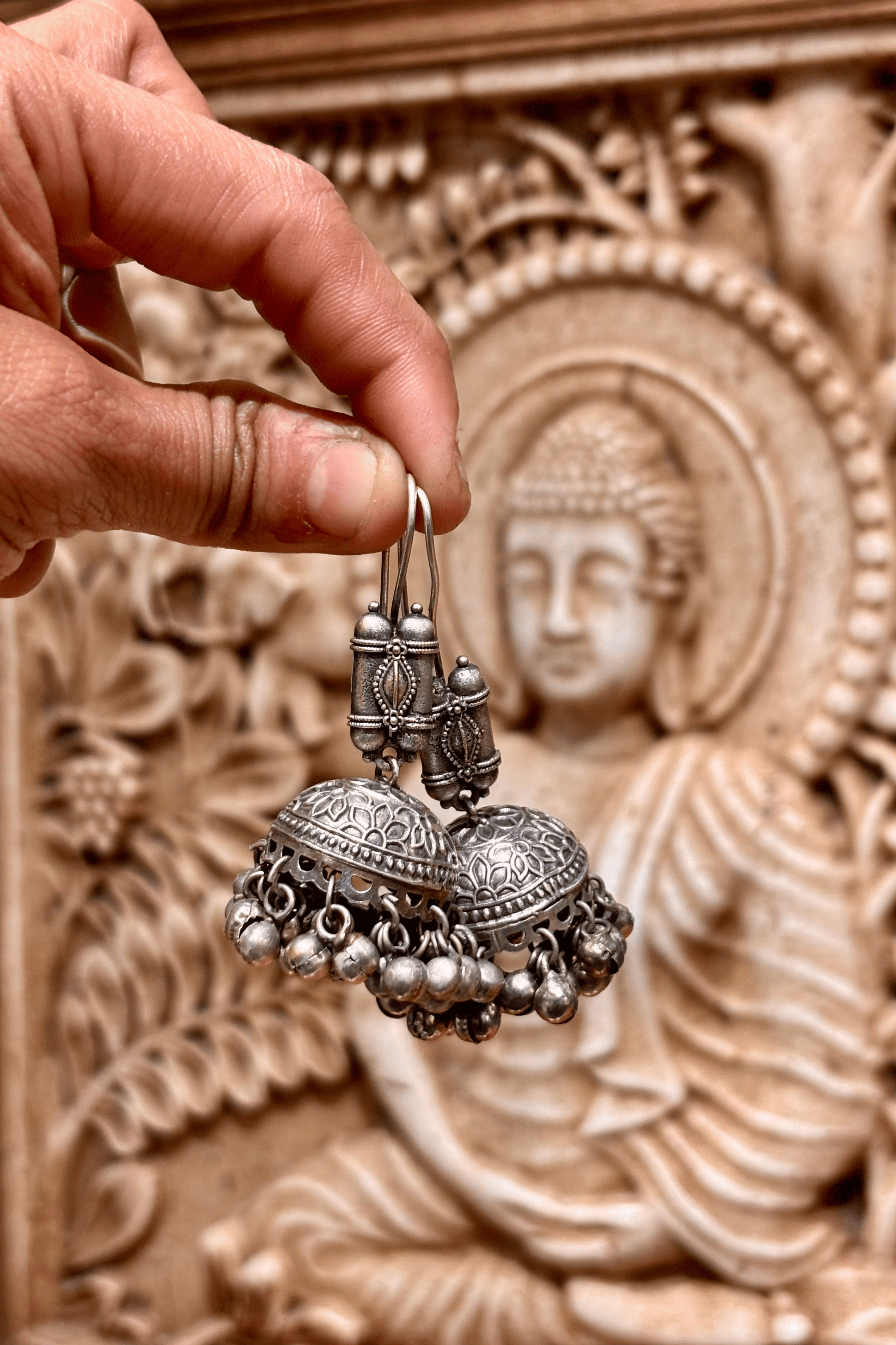 Varna Jhumka Earrings