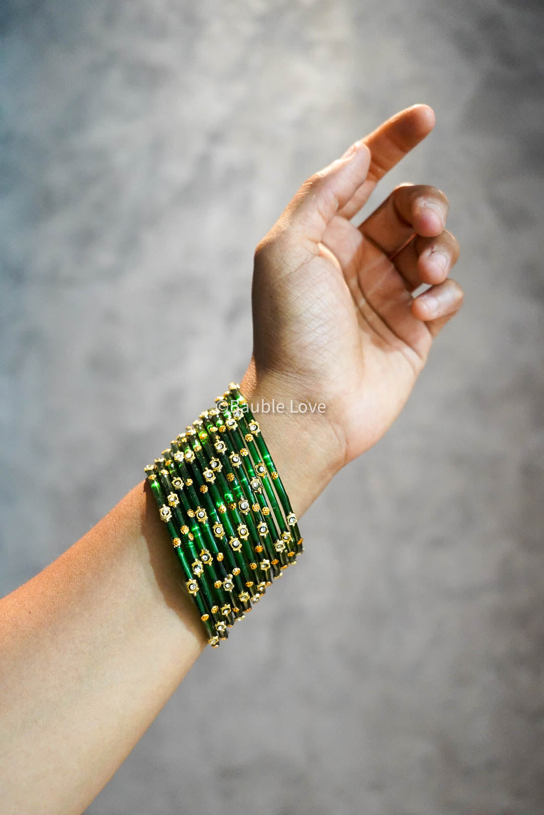 Tyohaar Glass Bangle (Set of 12)