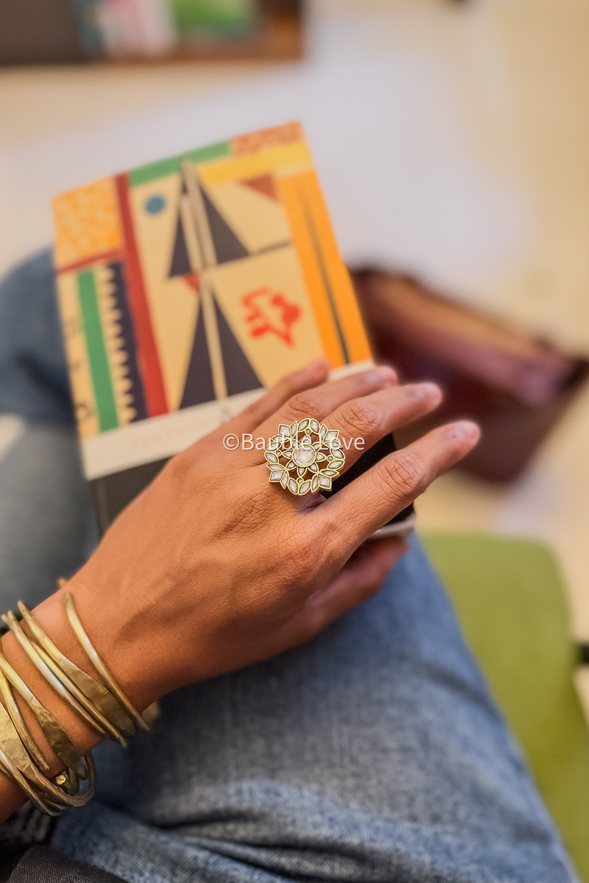 Dhruva Jadau Ring