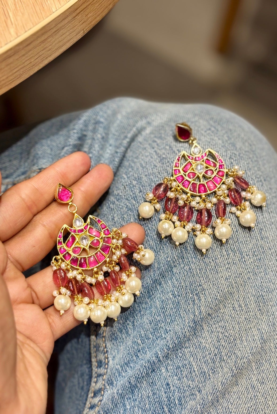 Heenah Jadau Earrings