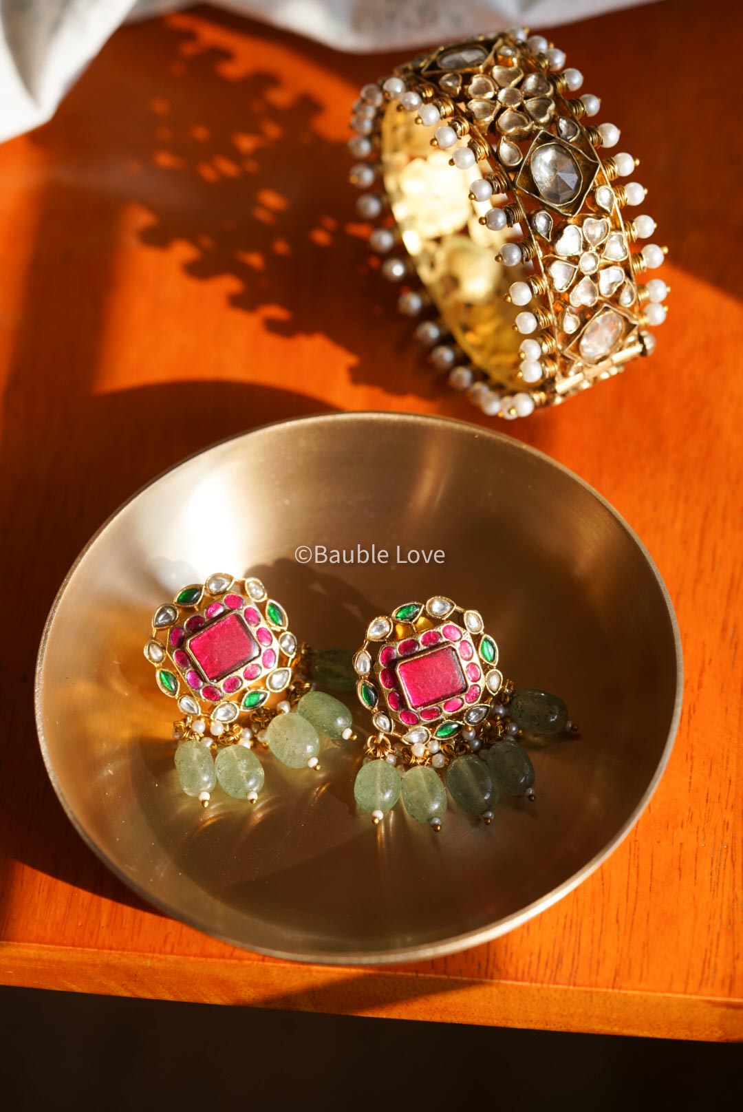 Zuni Jadau Earrings