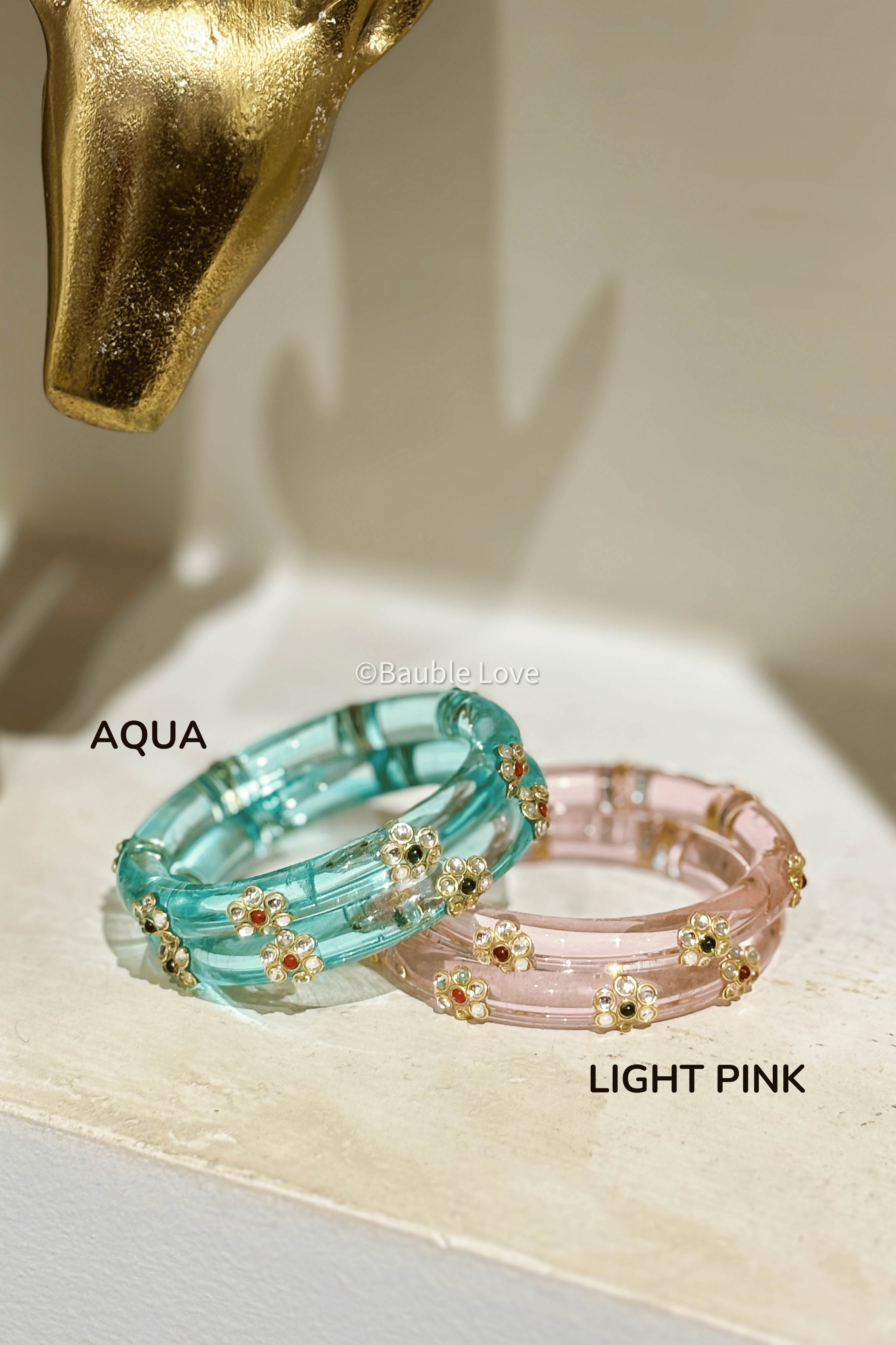 Onam Kundan Glass Bangle