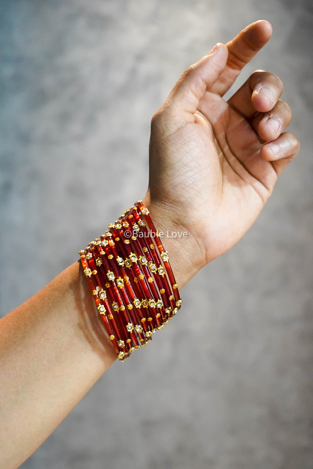 Tyohaar Glass Bangle (Set of 12)