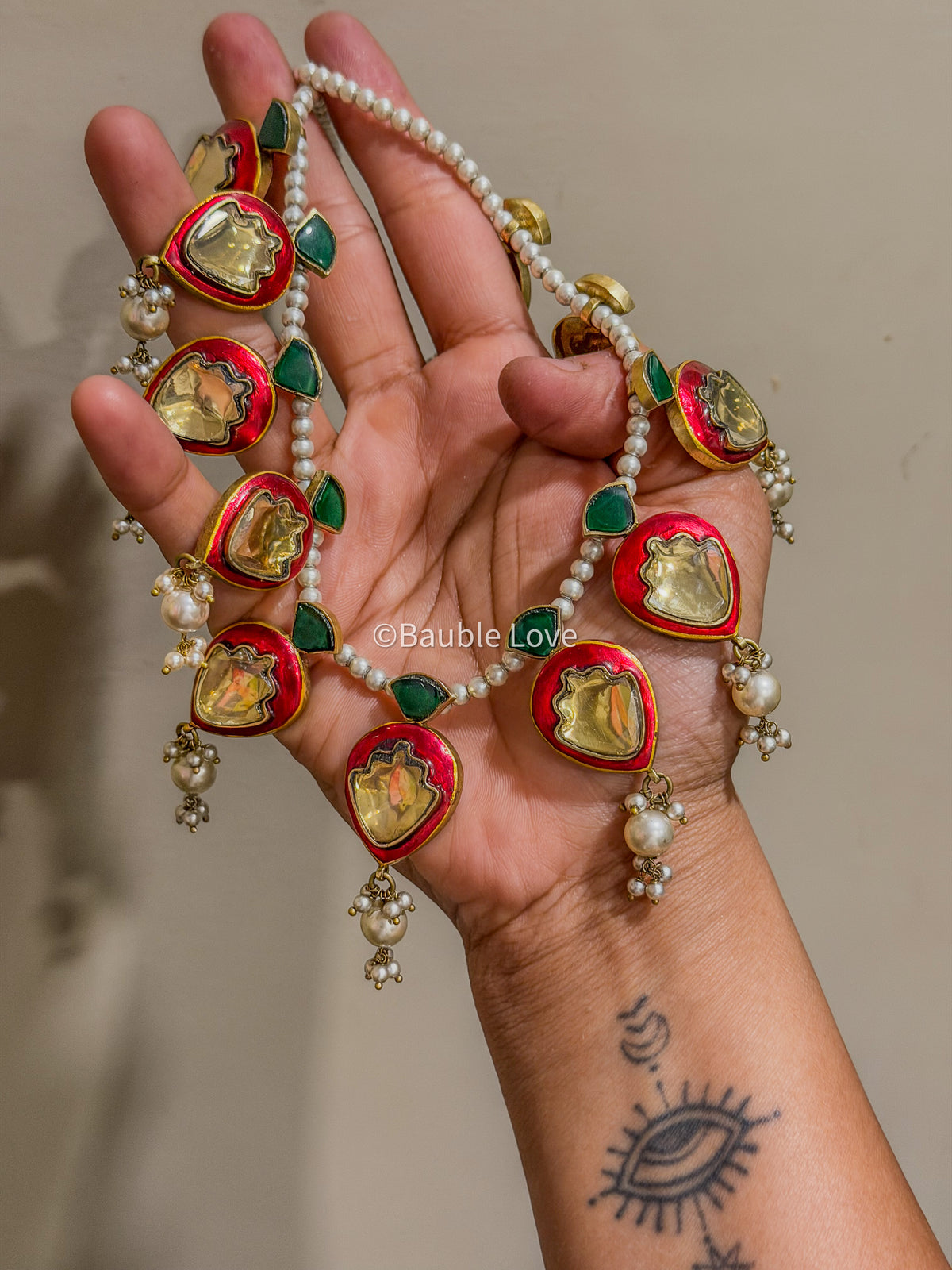 Medha Jadau Choker Set