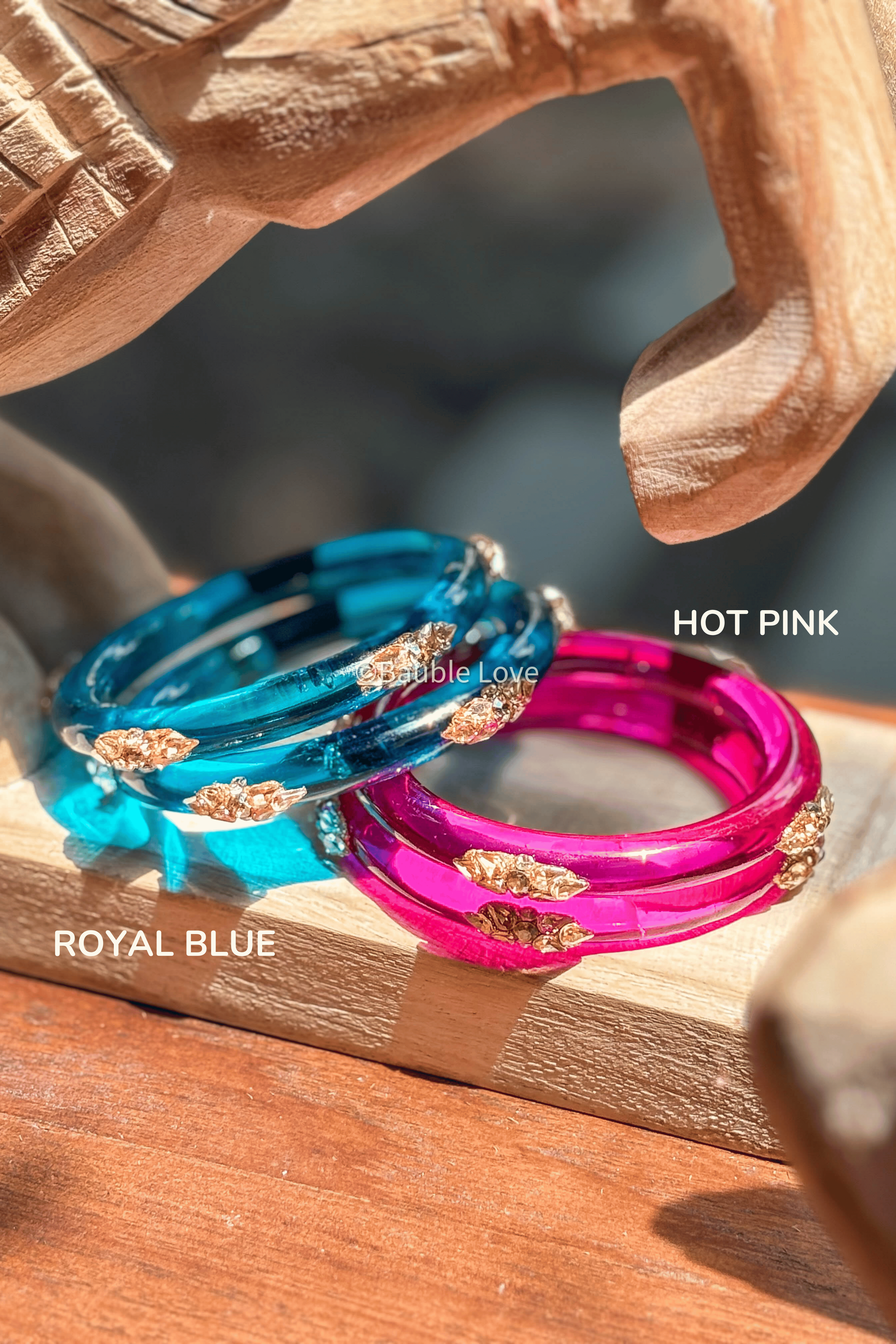 Embellish Glass Bangle