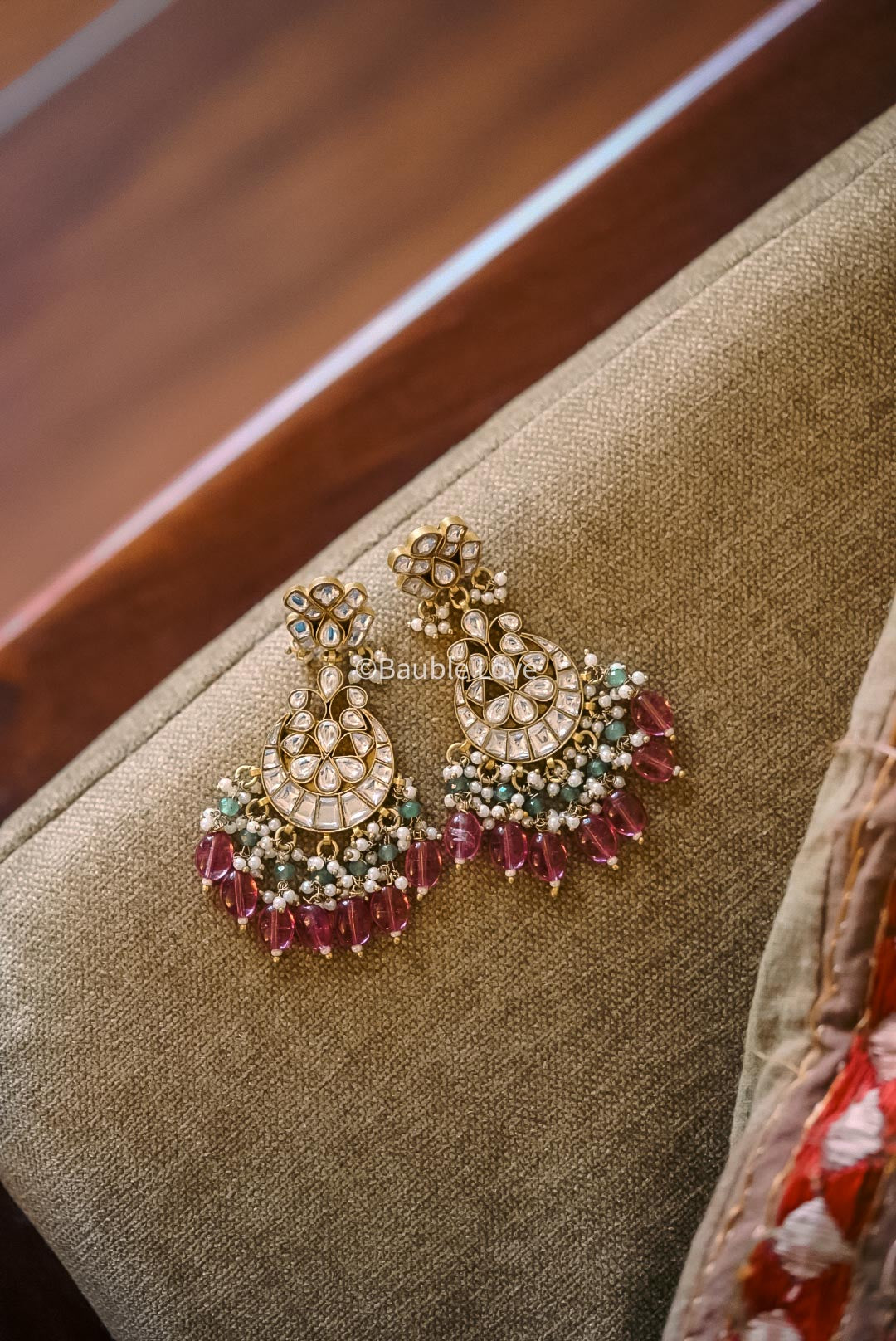Akshara Jadau Chandbali Earrings