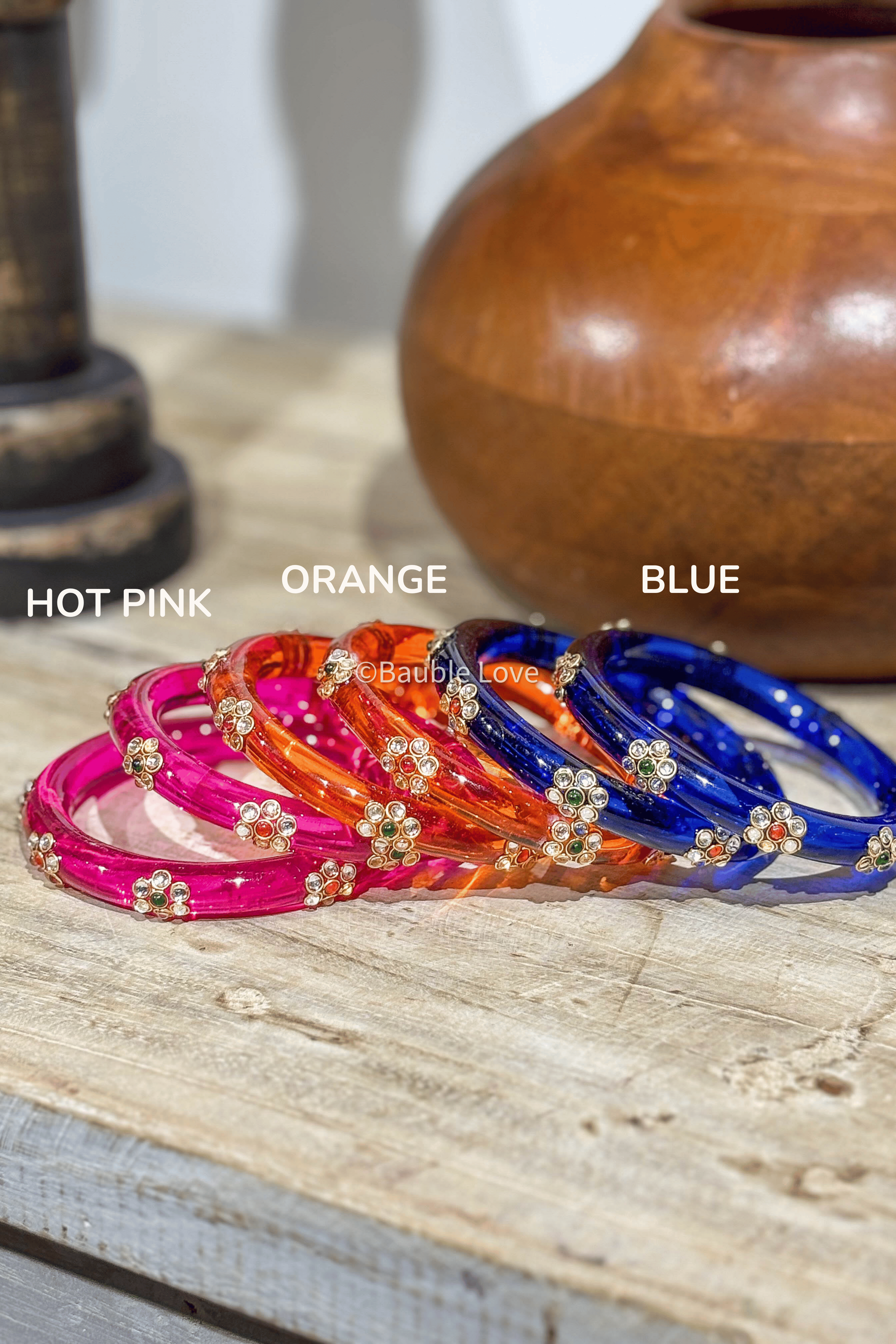 Onam Kundan Glass Bangle