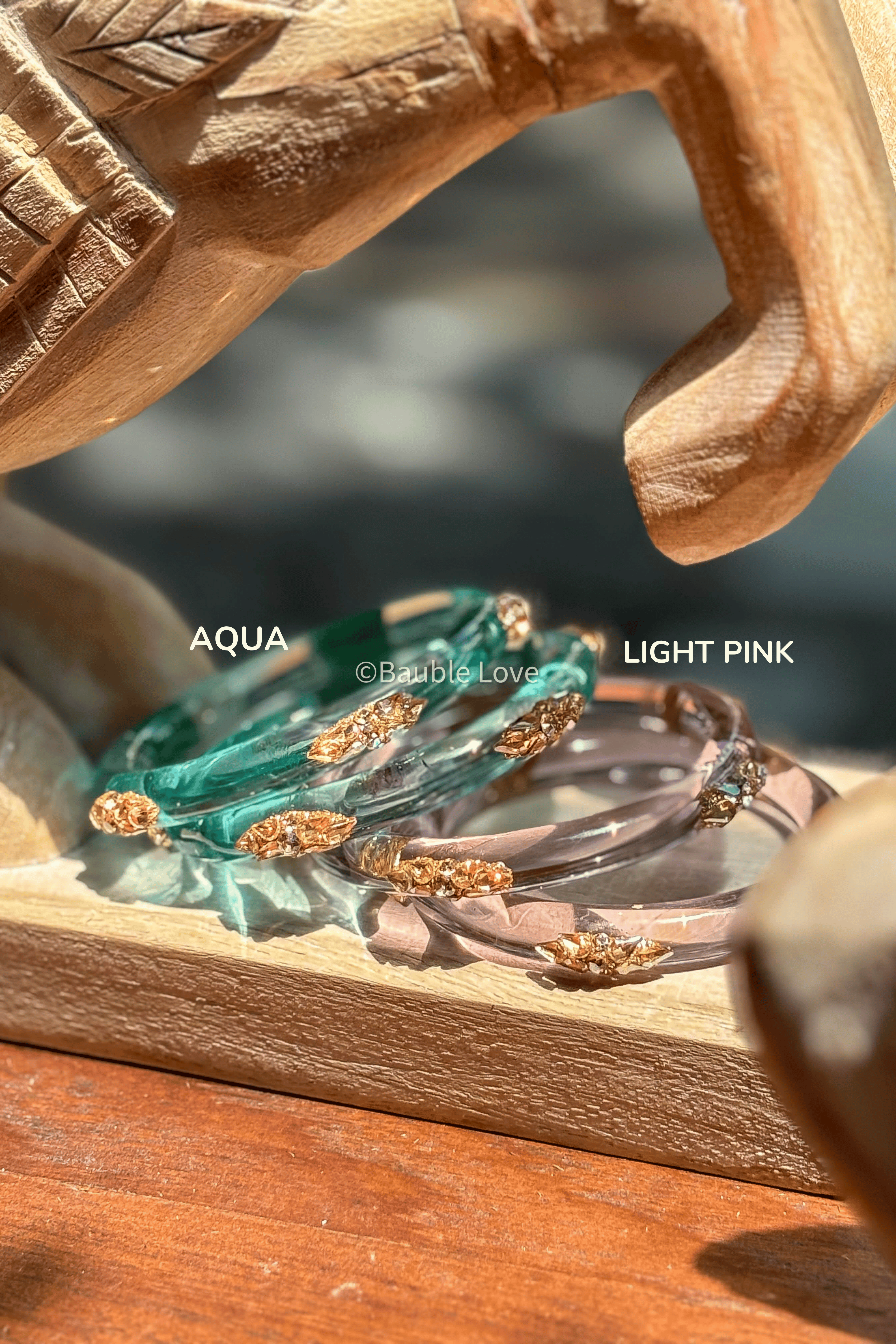 Embellish Glass Bangle