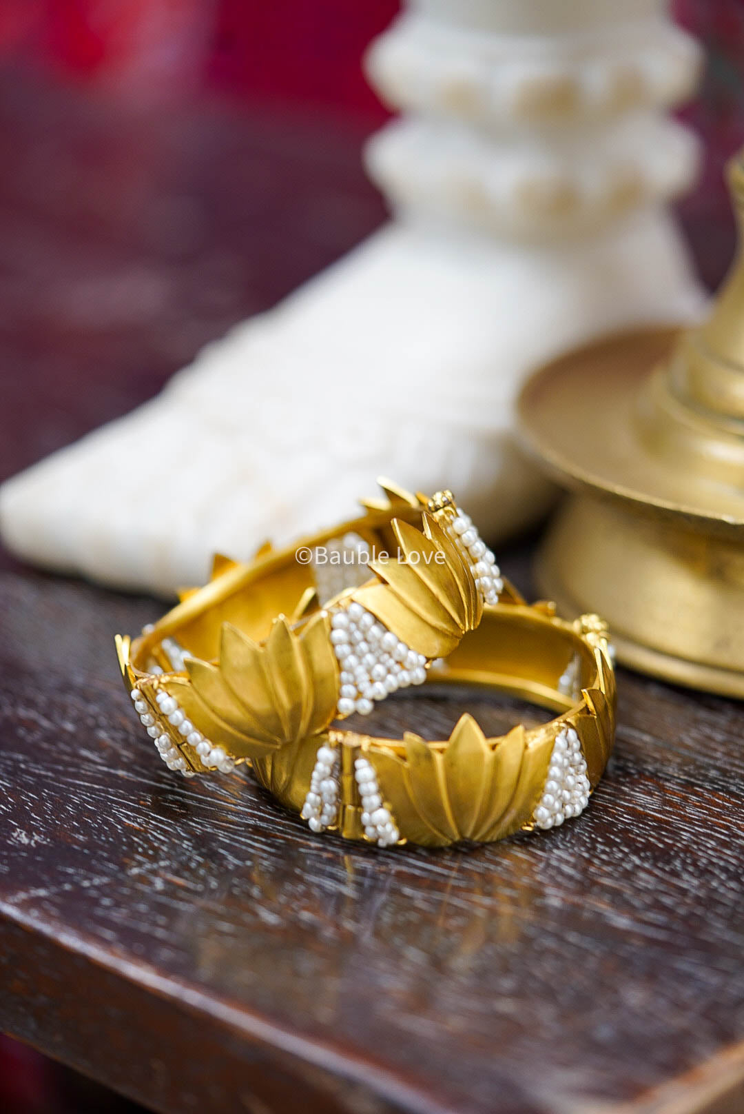 Ridhima Pearl Jadau Cuff