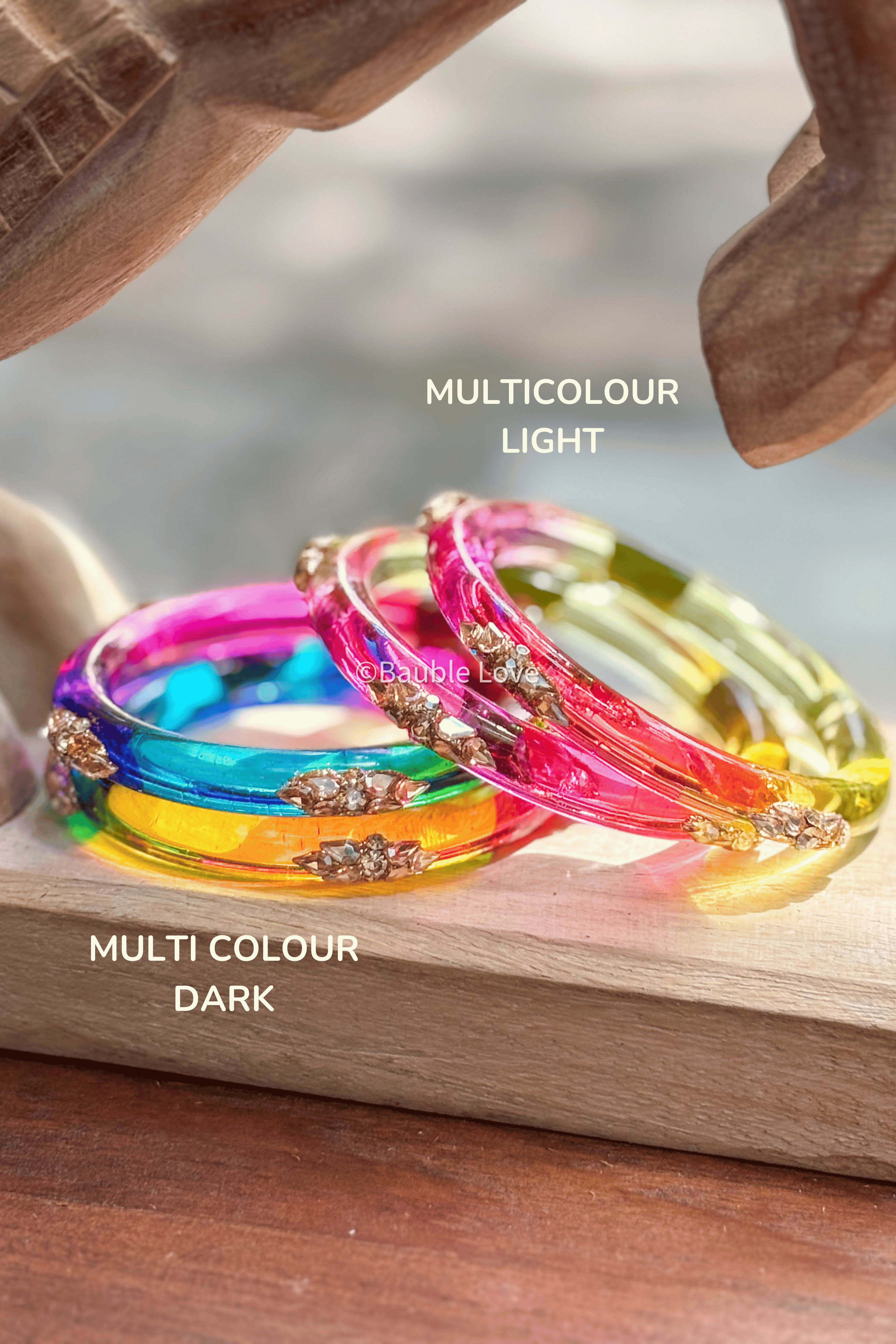 Embellish Glass Bangle