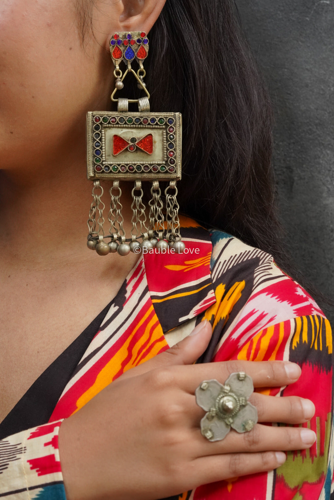 Idar Afghan Earrings