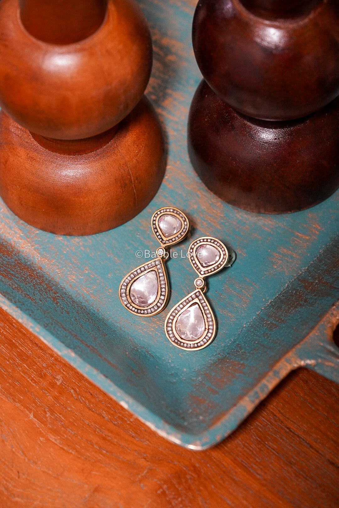 Mira Jadau Earrings