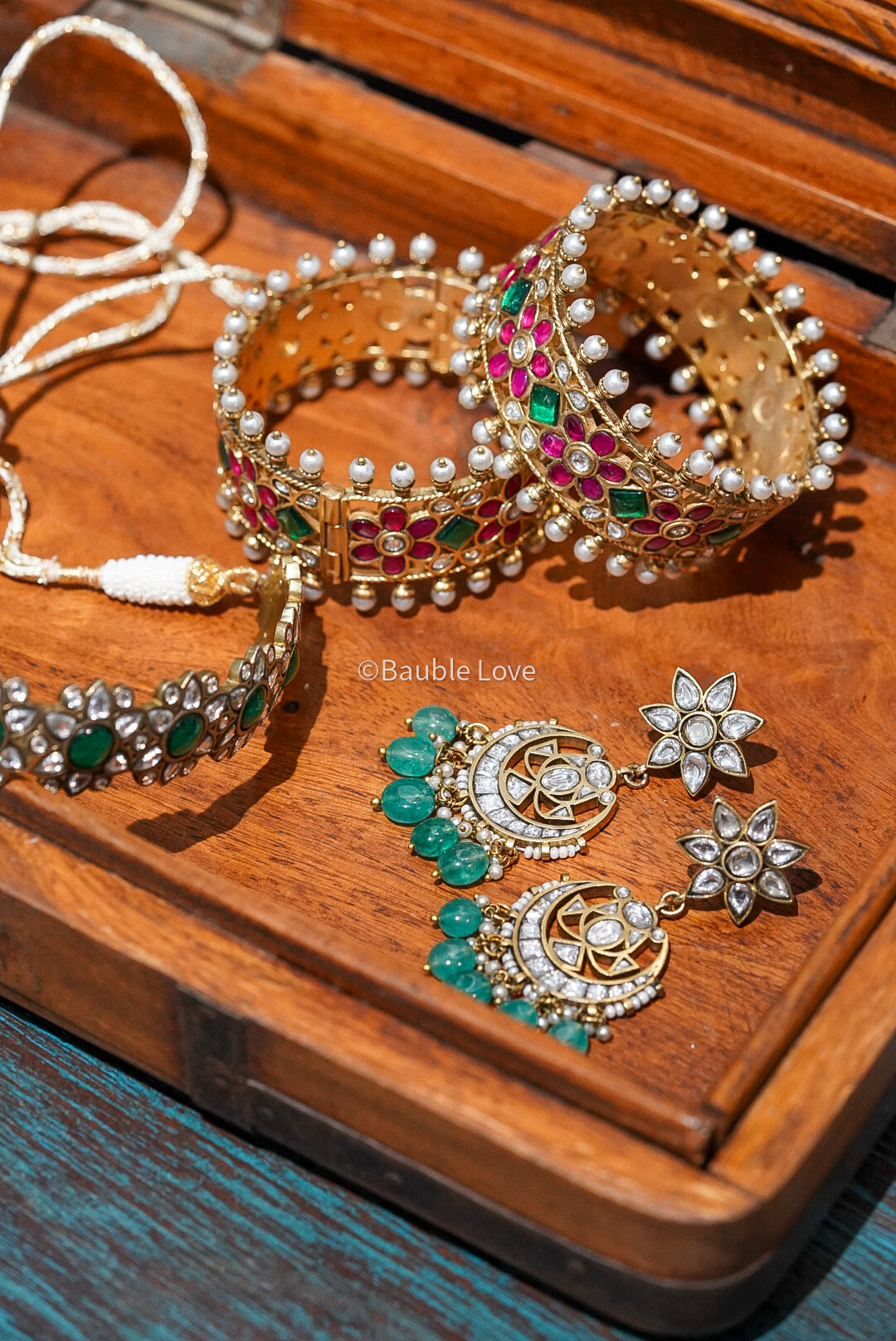 Sutra Jadau Earrings