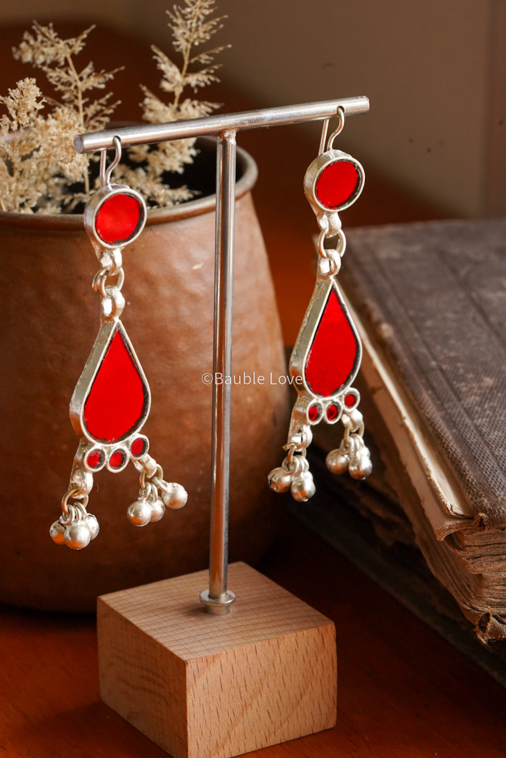 Vrinda Glass Earrings