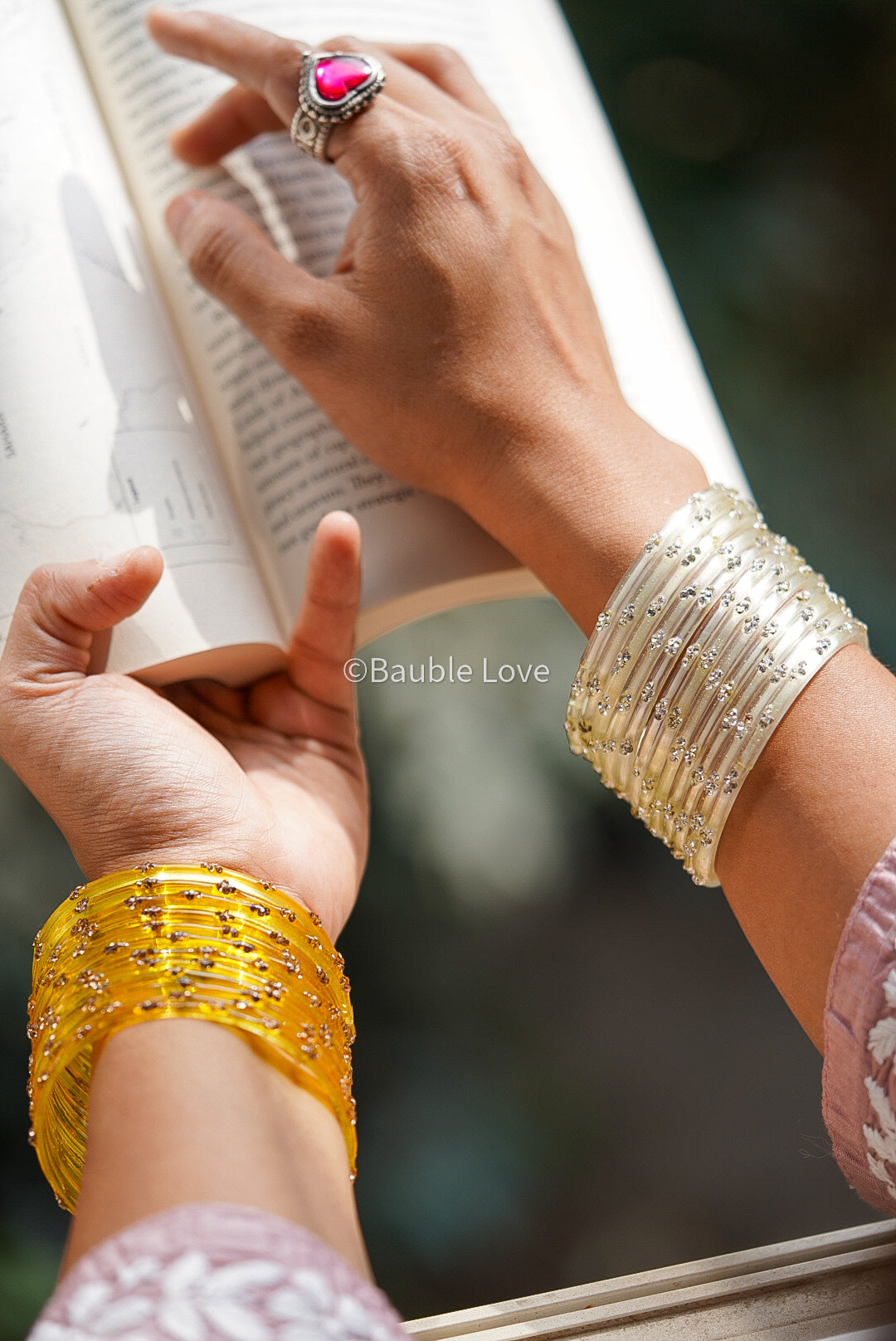 Gulsat Glass Bangle (Set of 12)