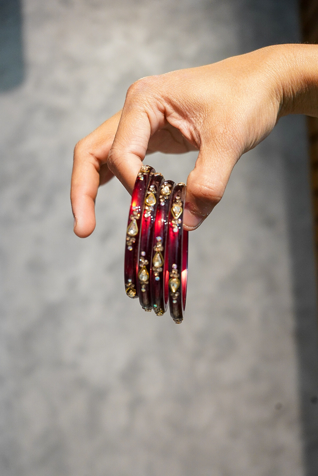 Nindya Glass Bangle (Set of 4)