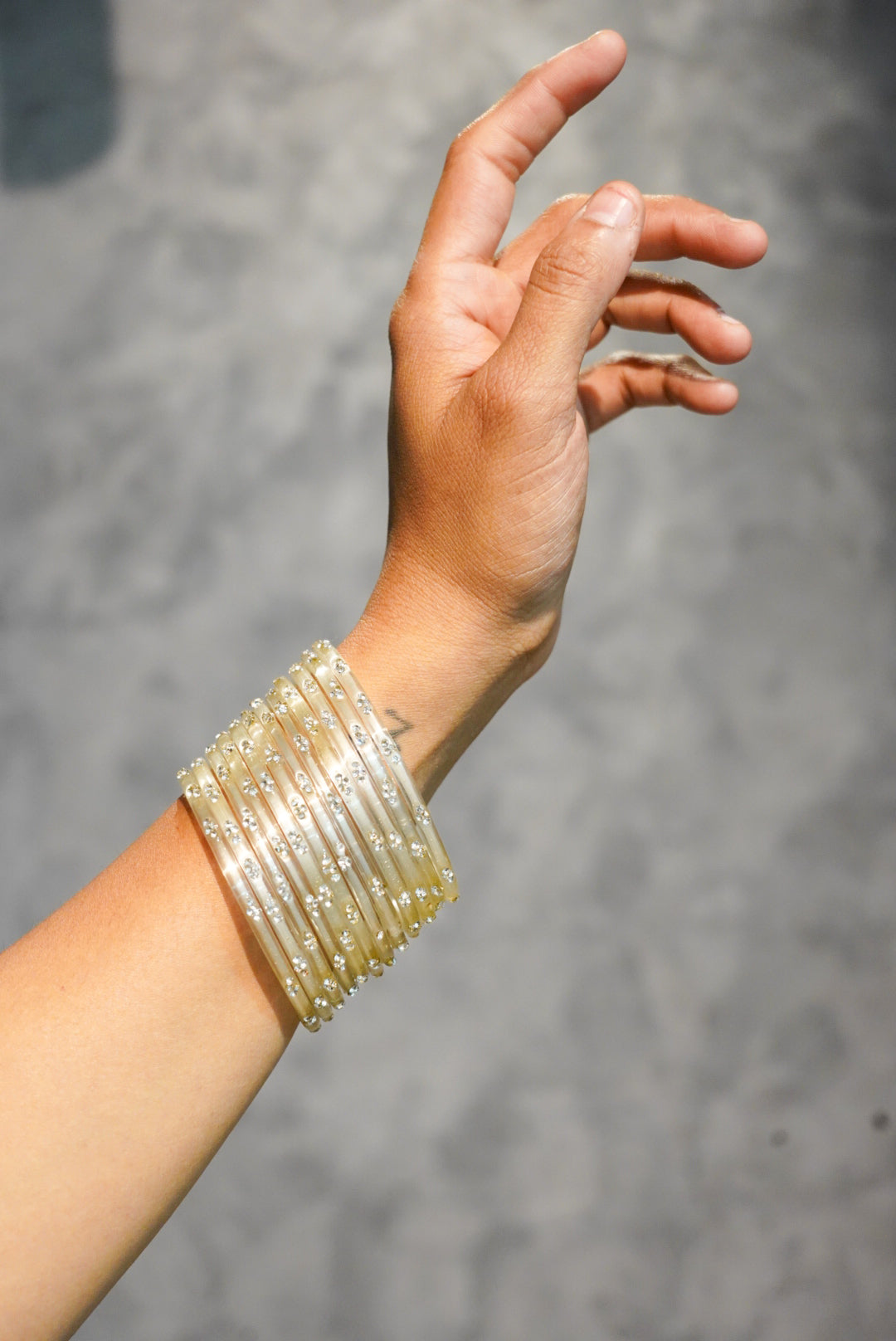 Gulsat Glass Bangle (Set of 12)