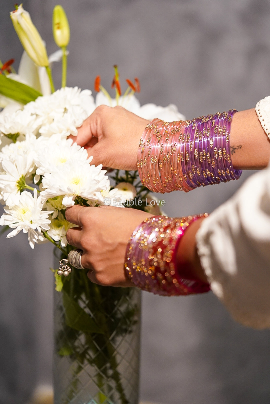 Ohana Glass Bangle (Set of 12)