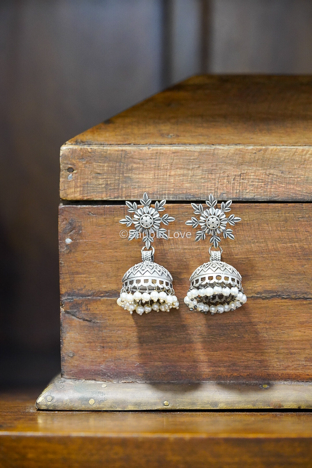 Henna Jhumka Earrings