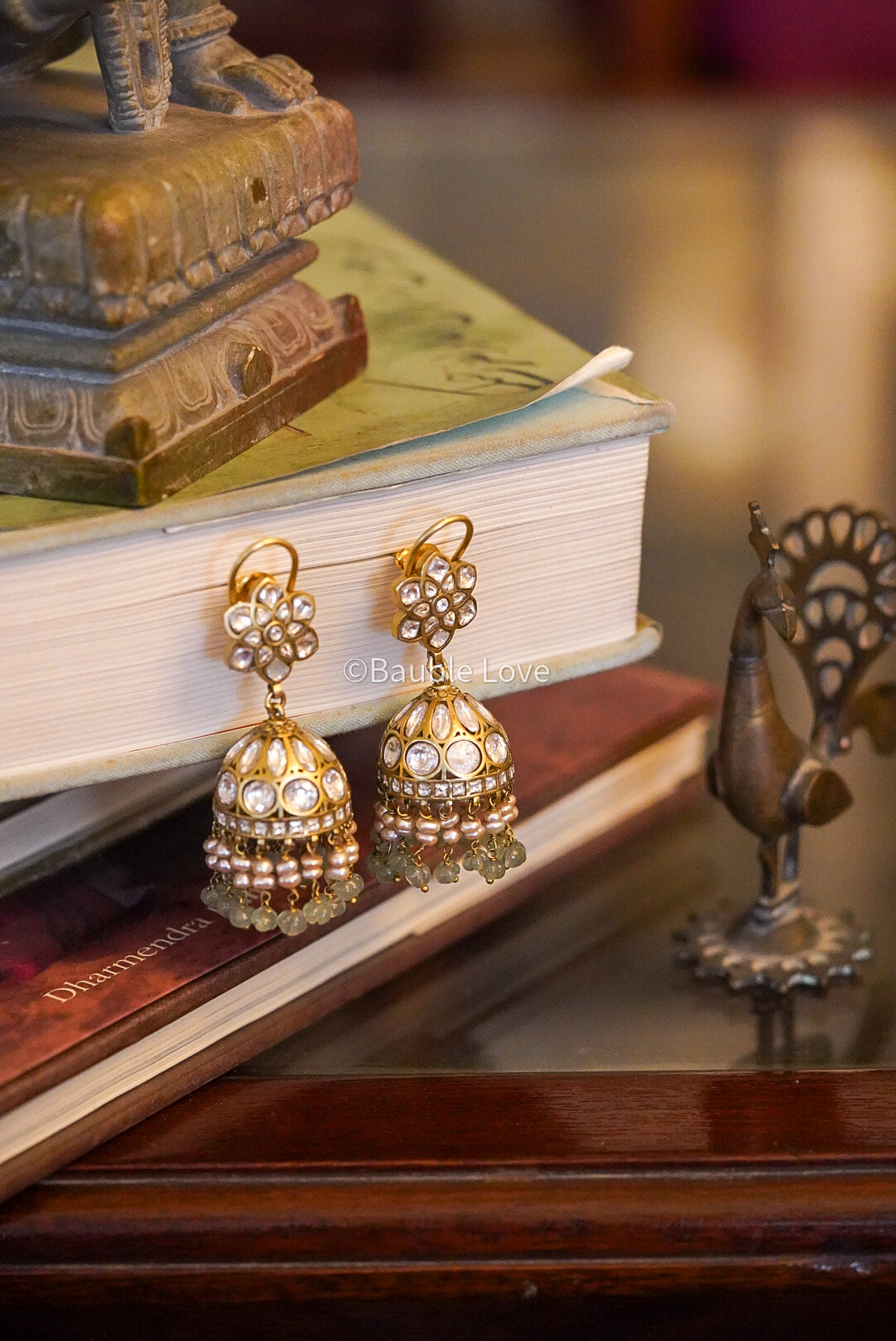 Prerna Jadau Jhumka Earrings