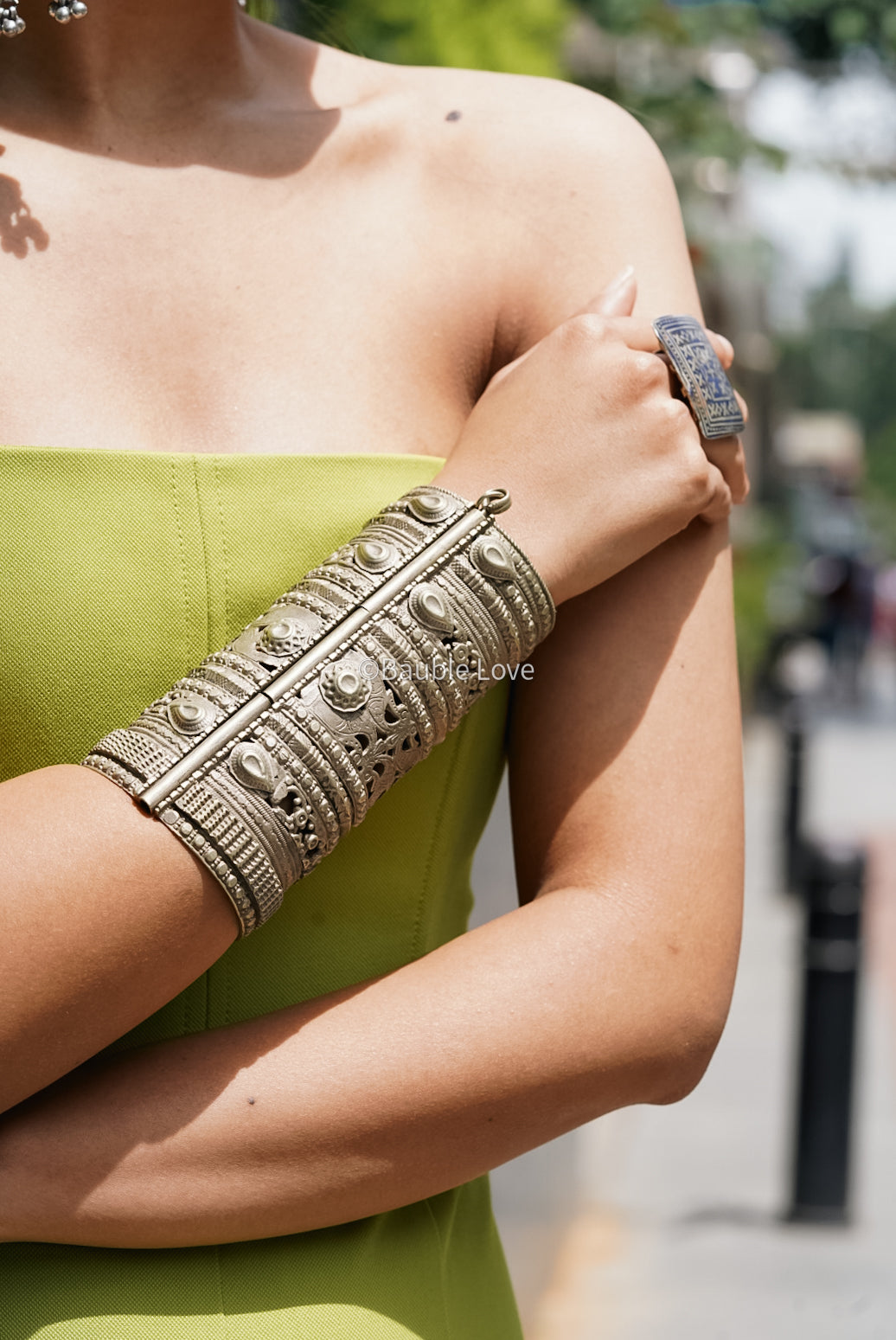 Zuni Statement Afghan Cuff