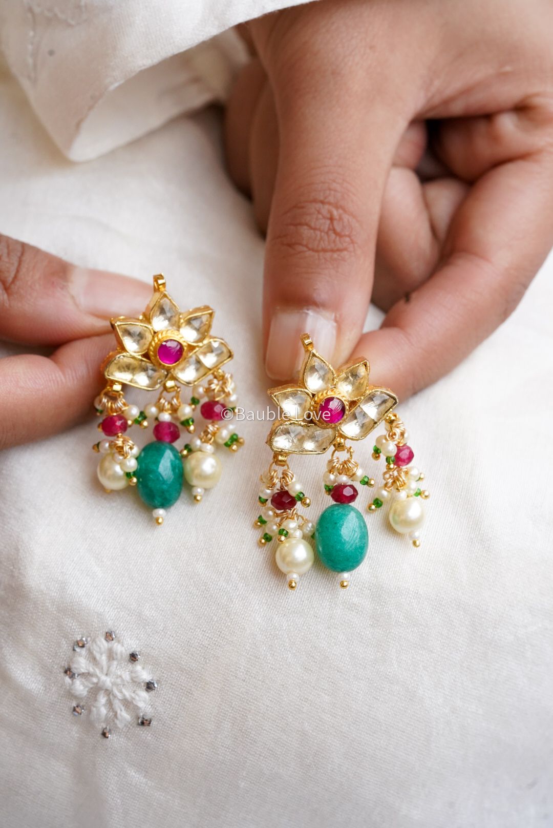 Ishi Kundan Earrings