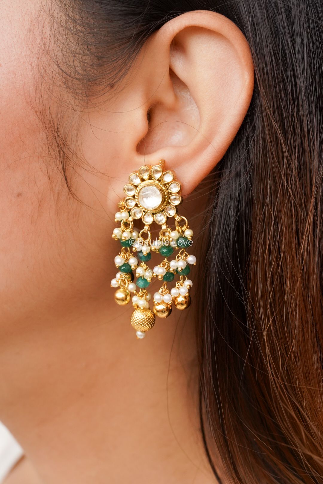 Advait Kundan Earrings