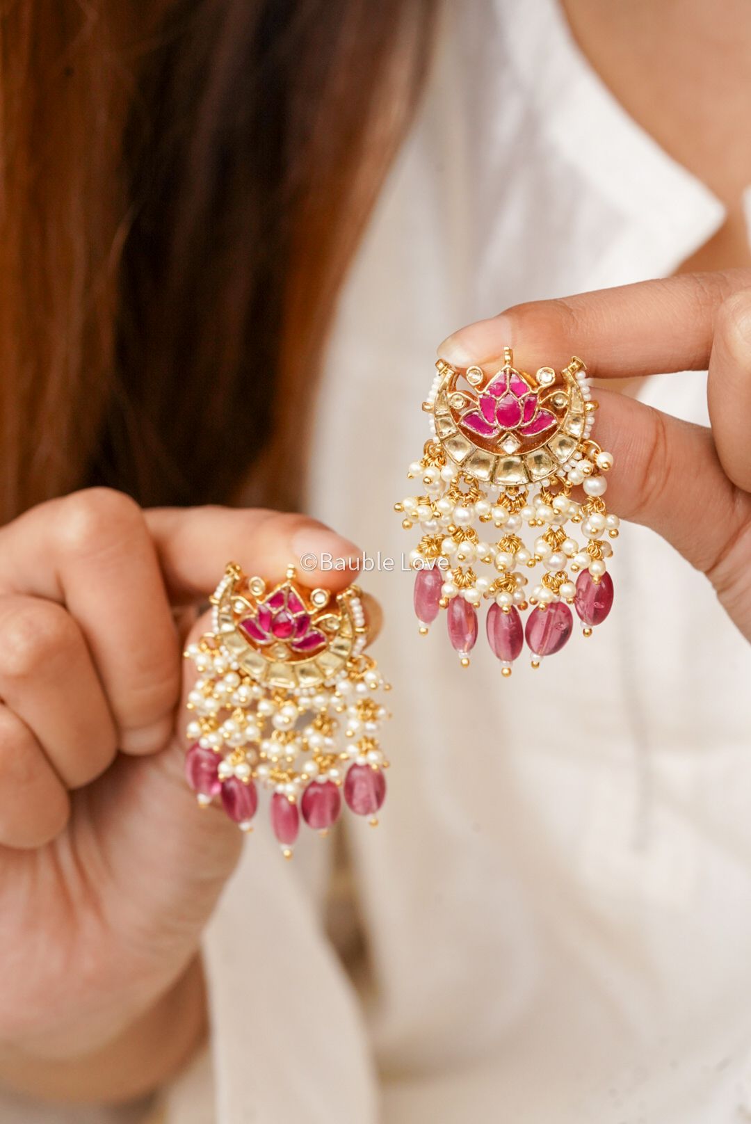 Nikashi Kundan Earrings