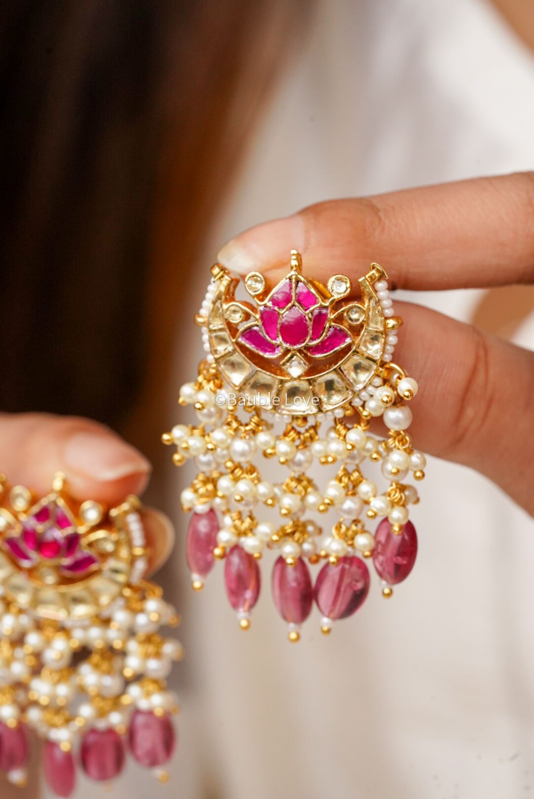 Nikashi Kundan Earrings