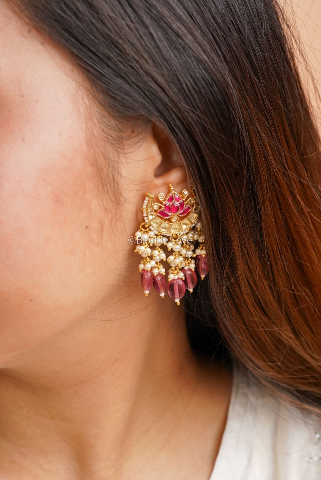 Nikashi Kundan Earrings