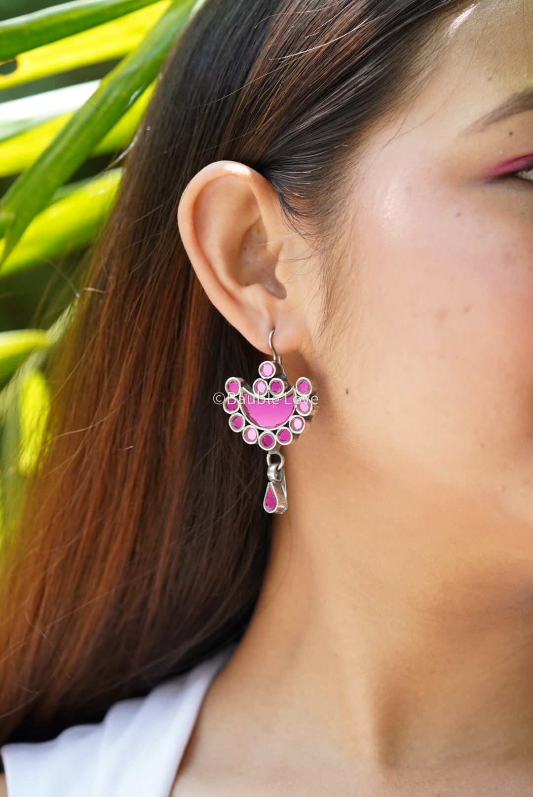 Amriti Earrings (Gloss Pink)