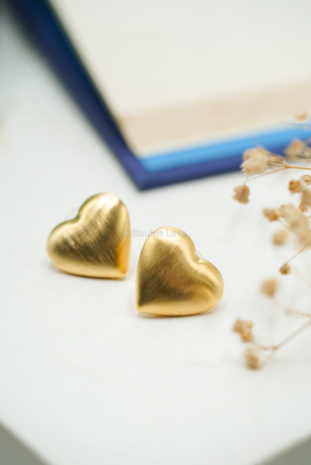 Two Hearts Earrings