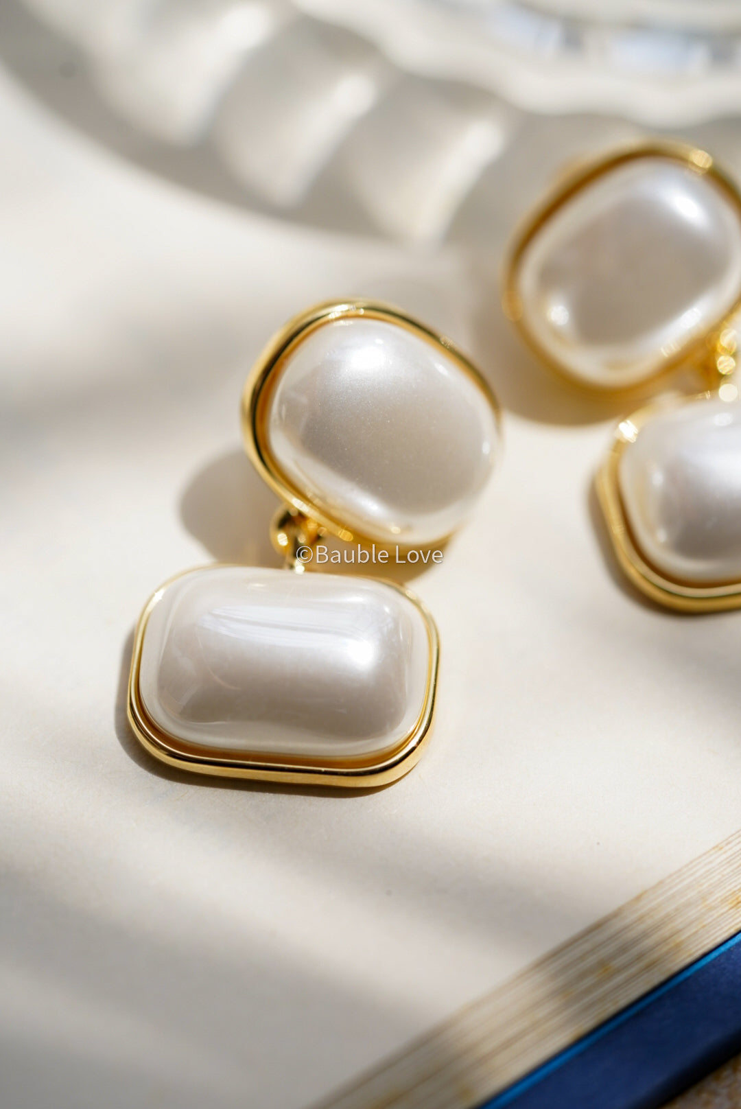 Dual Pearl Earrings