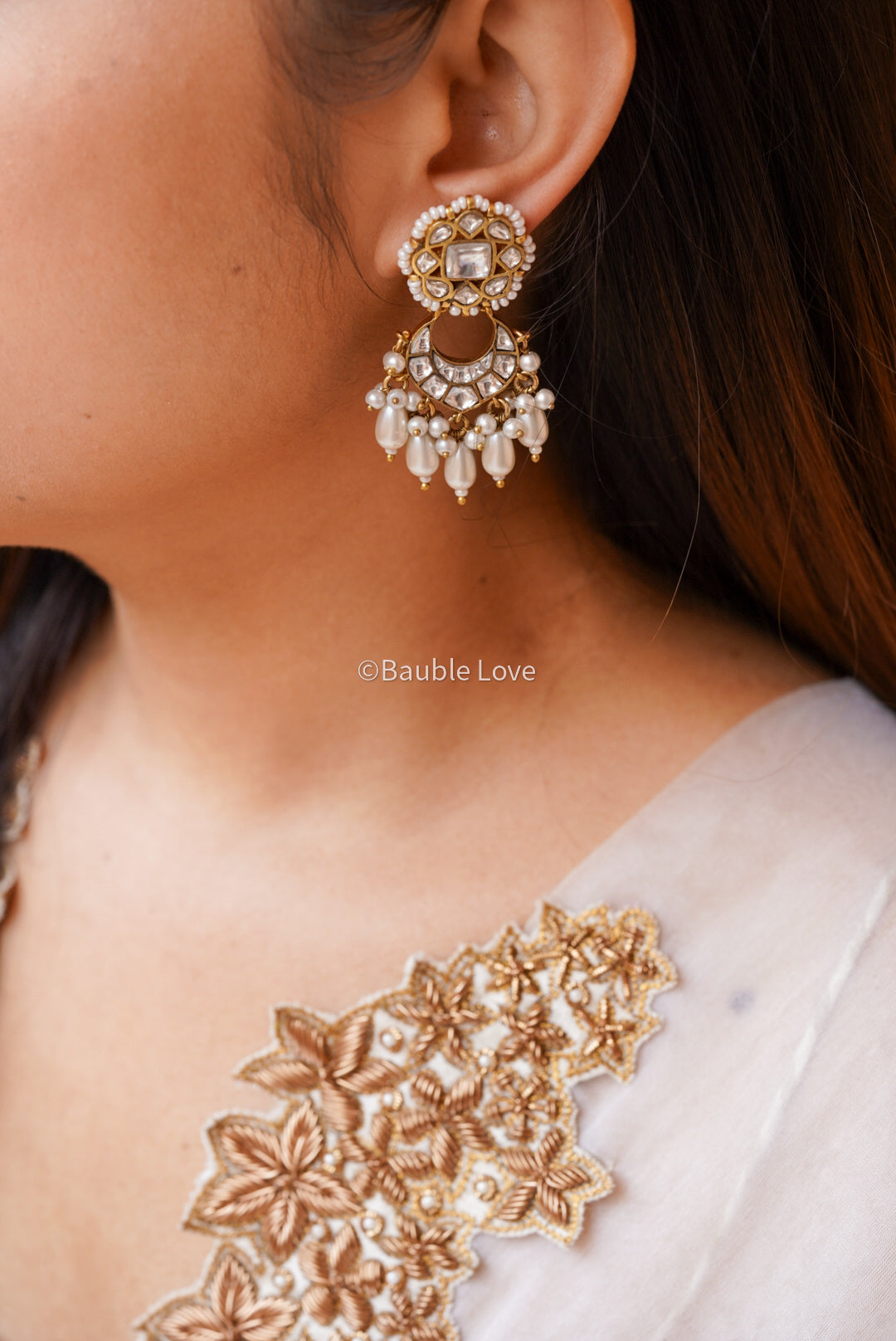Nandya Jadau Earrings