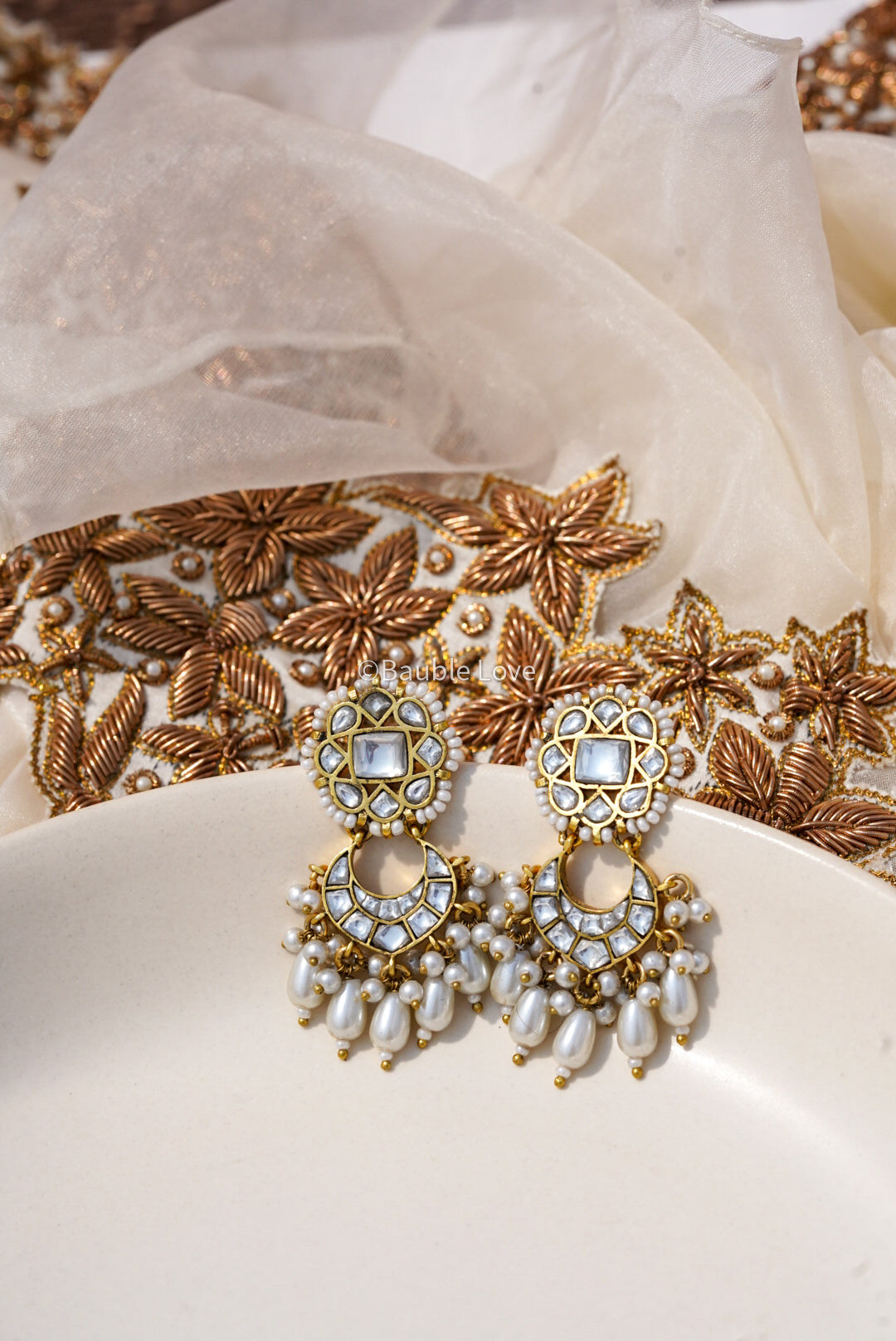 Nandya Jadau Earrings