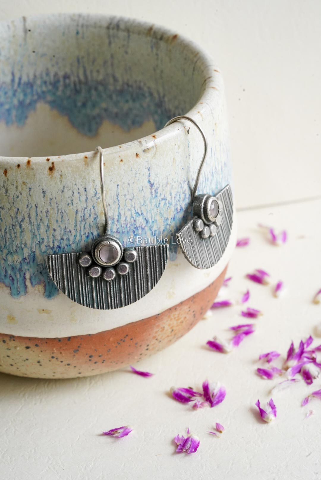 Trisha Earrings (Pastel Pink)