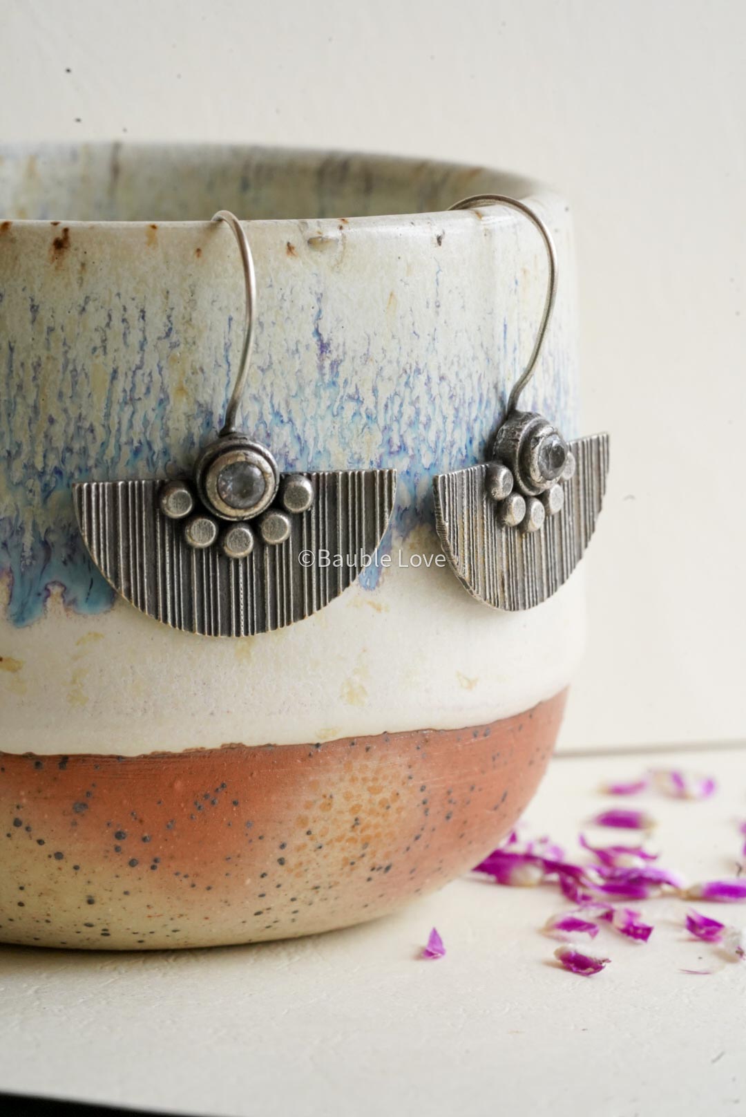 Trisha Earrings (White)
