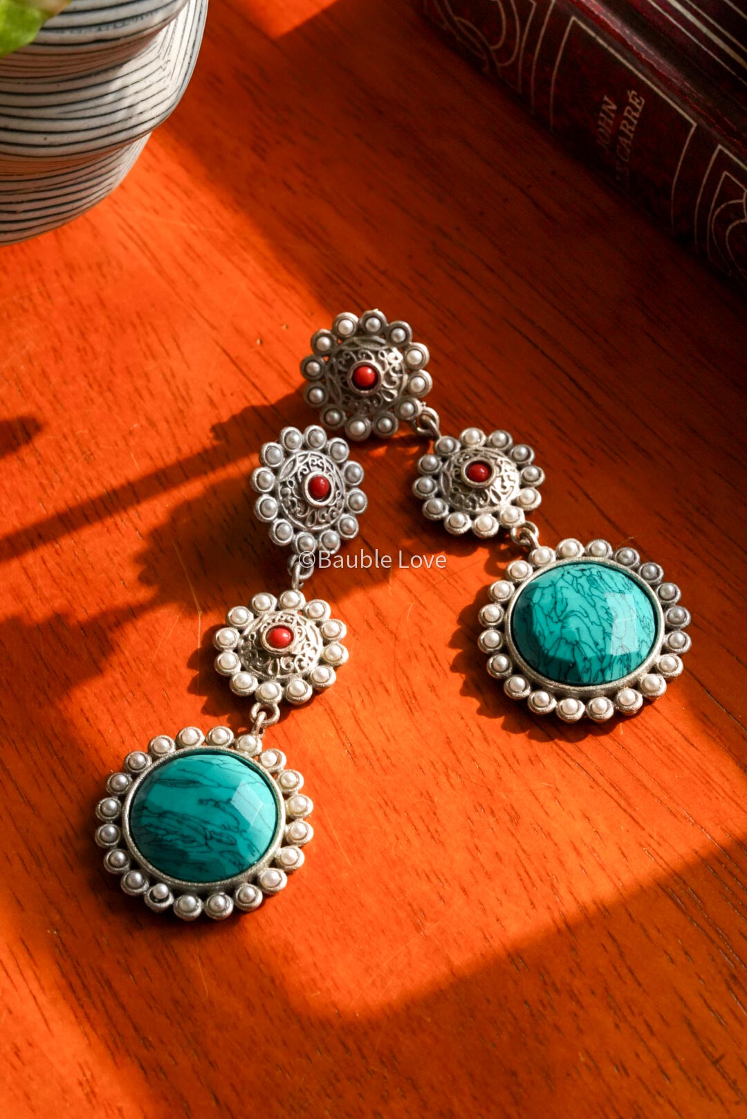 Vedanta Earrings (Turquoise)