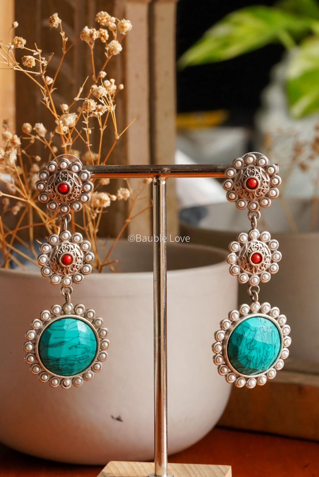 Vedanta Earrings (Turquoise)