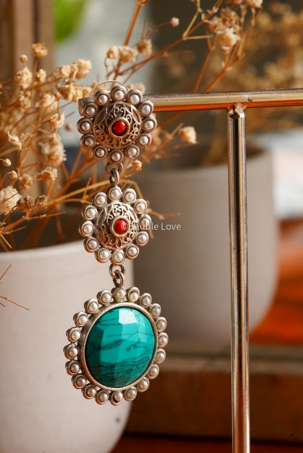 Vedanta Earrings (Turquoise)