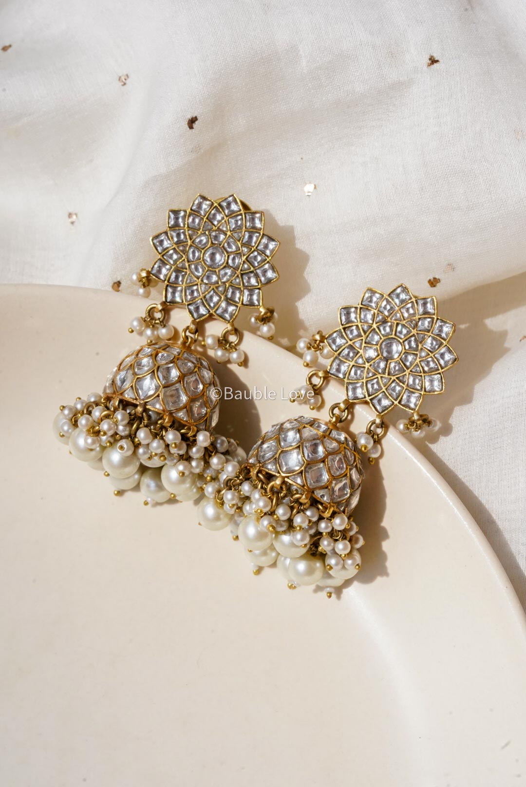 Rati Jadau Jhumka Earrings