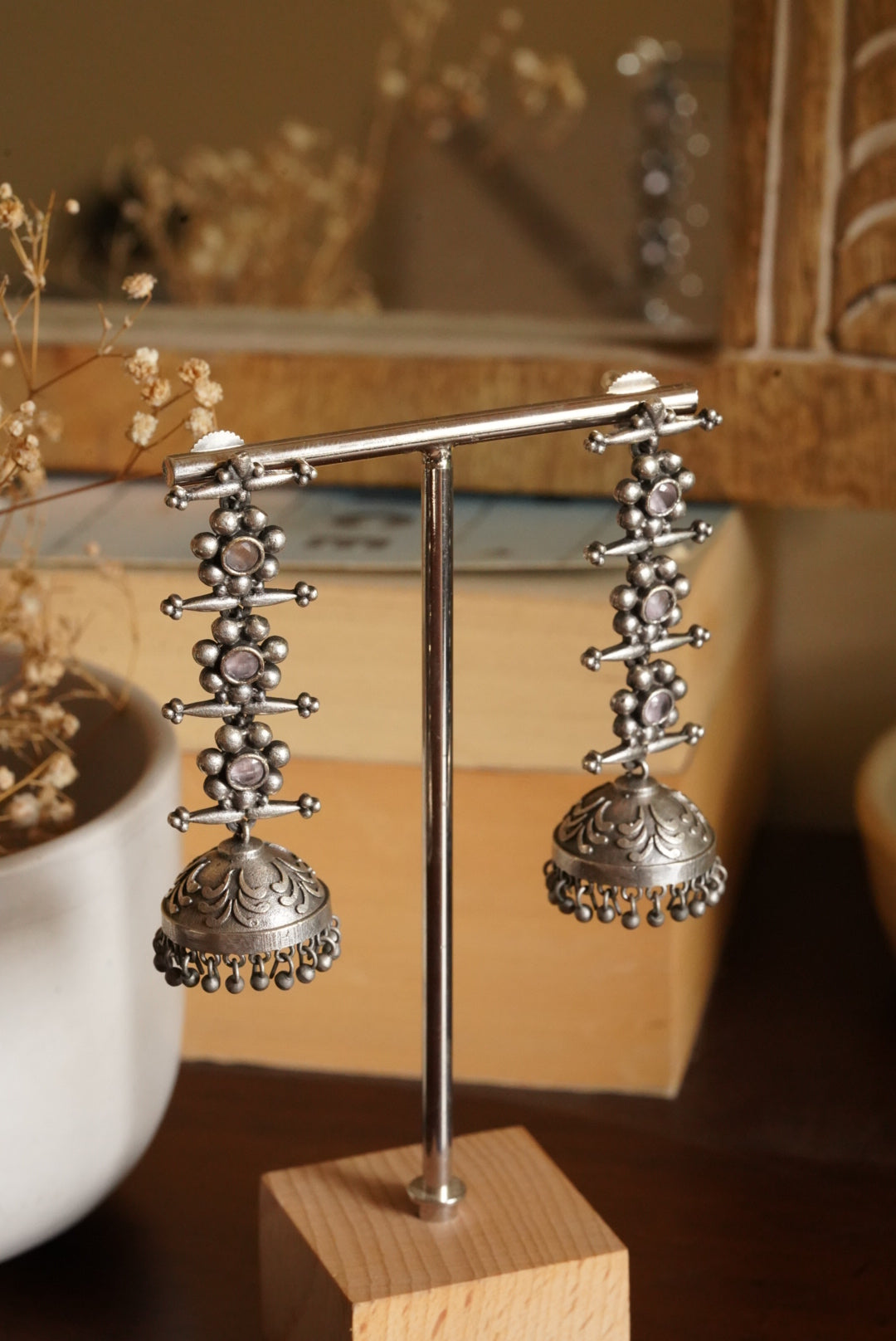 Trio Jhumka Earrings
