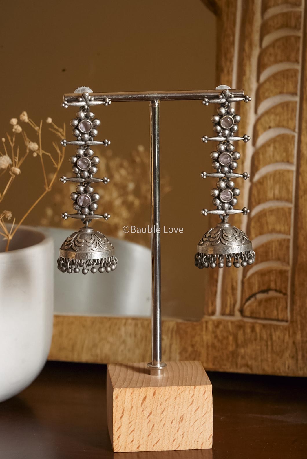 Trio Jhumka Earrings
