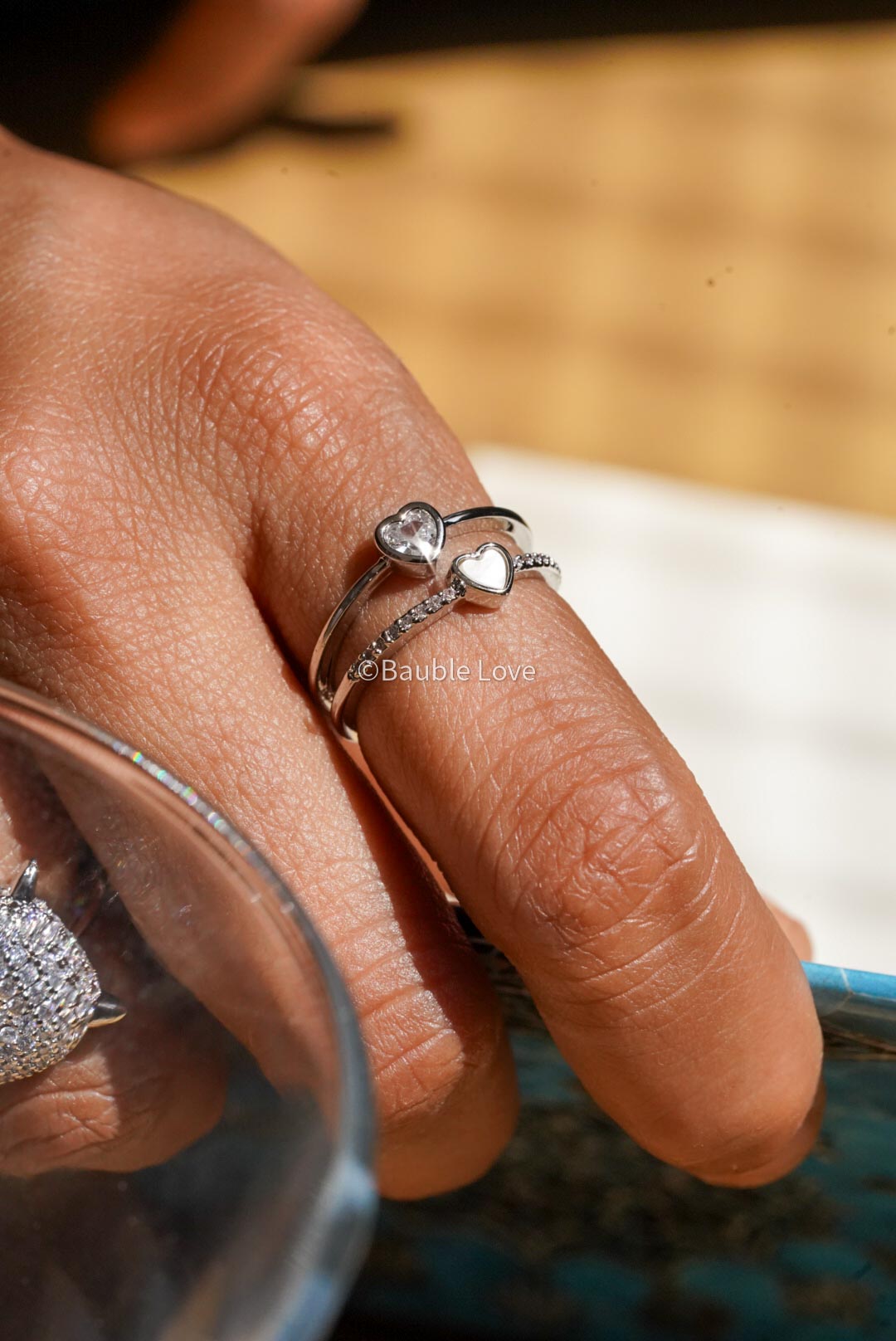 Double Heart Ring - Main Image