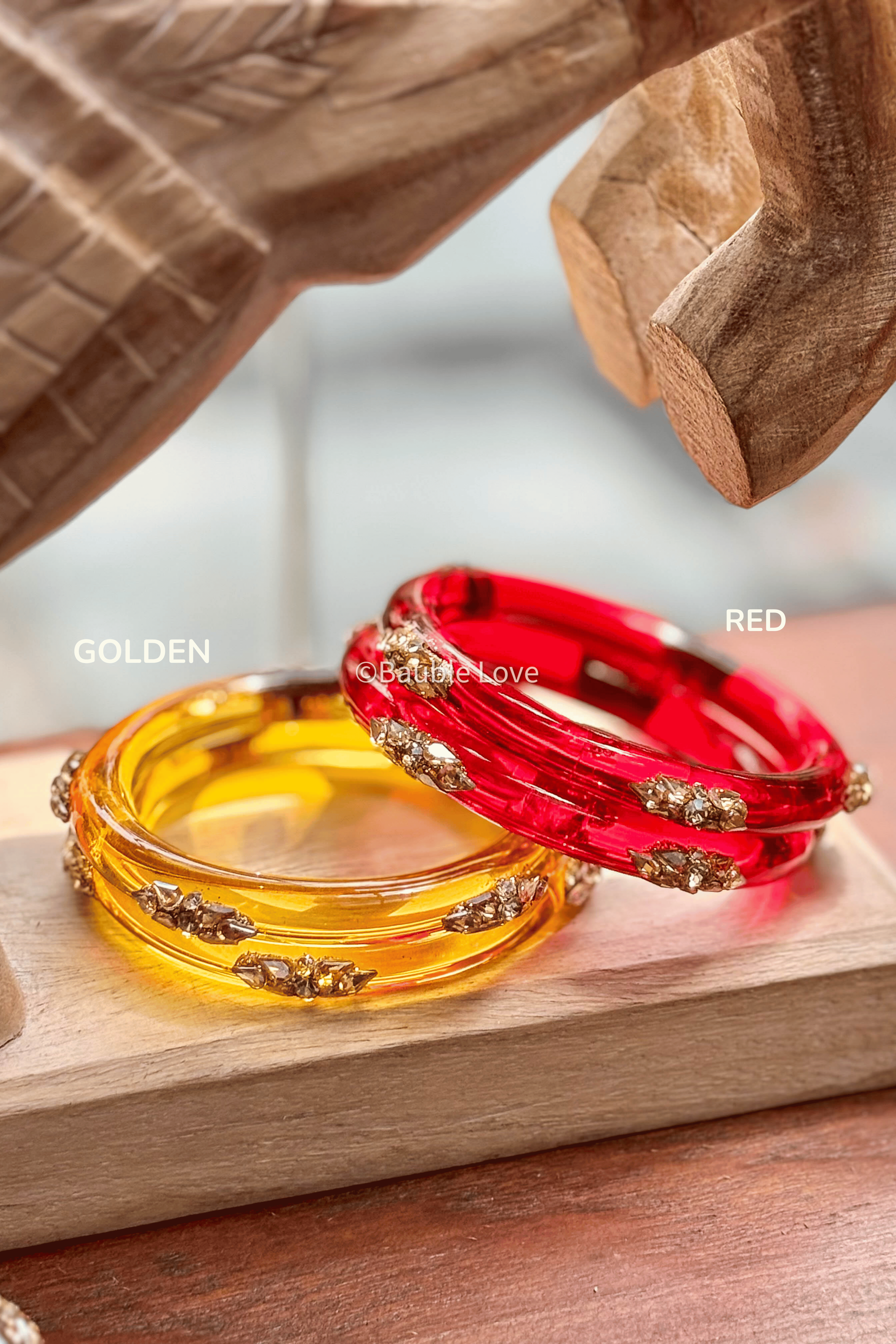 Embellish Glass Bangle