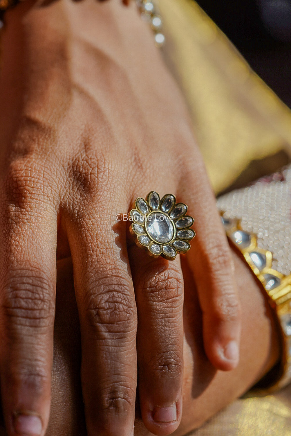 Chandrika Jadau Ring