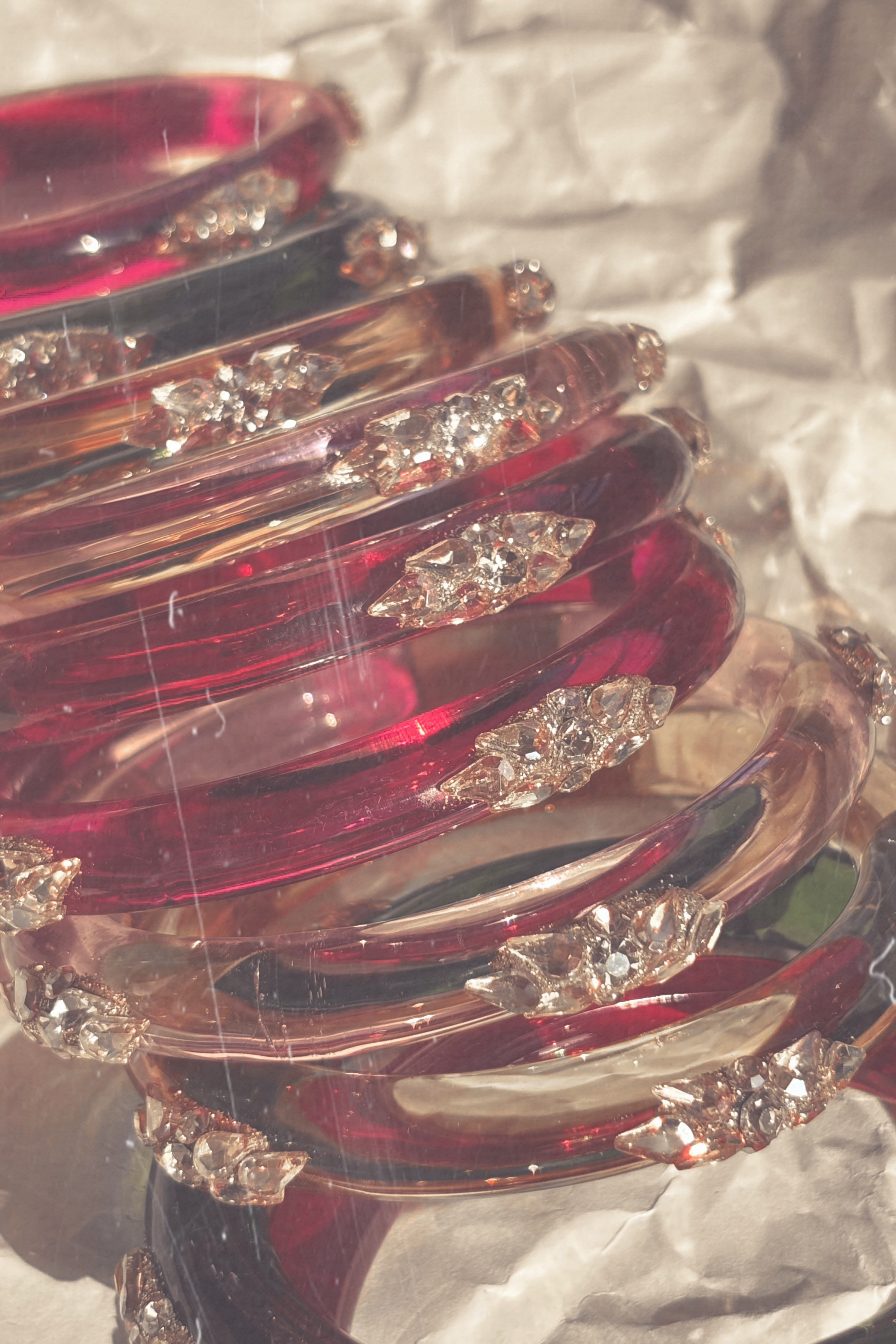 Embellish Glass Bangle