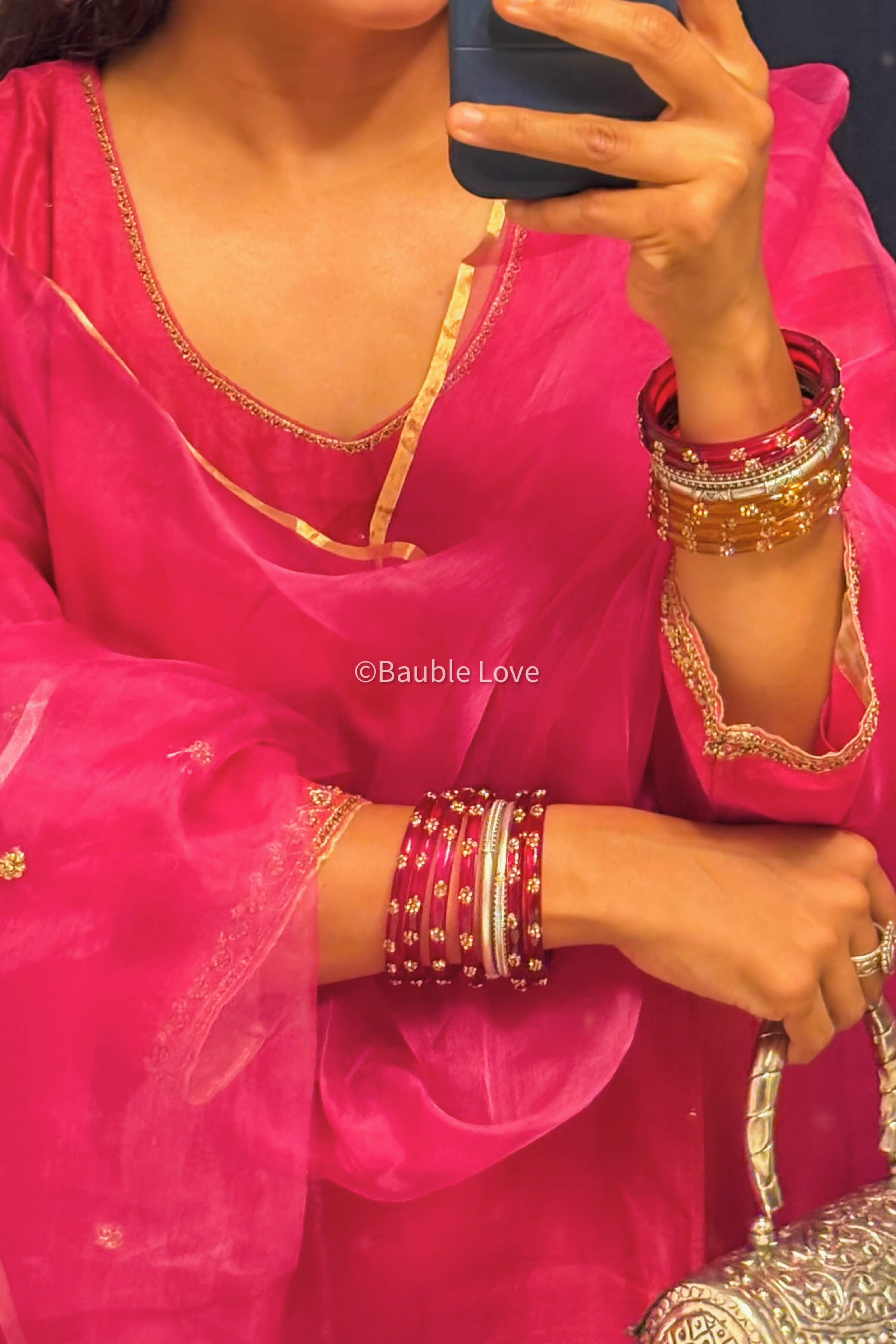 Ella Glass Bangle (Set of 4)