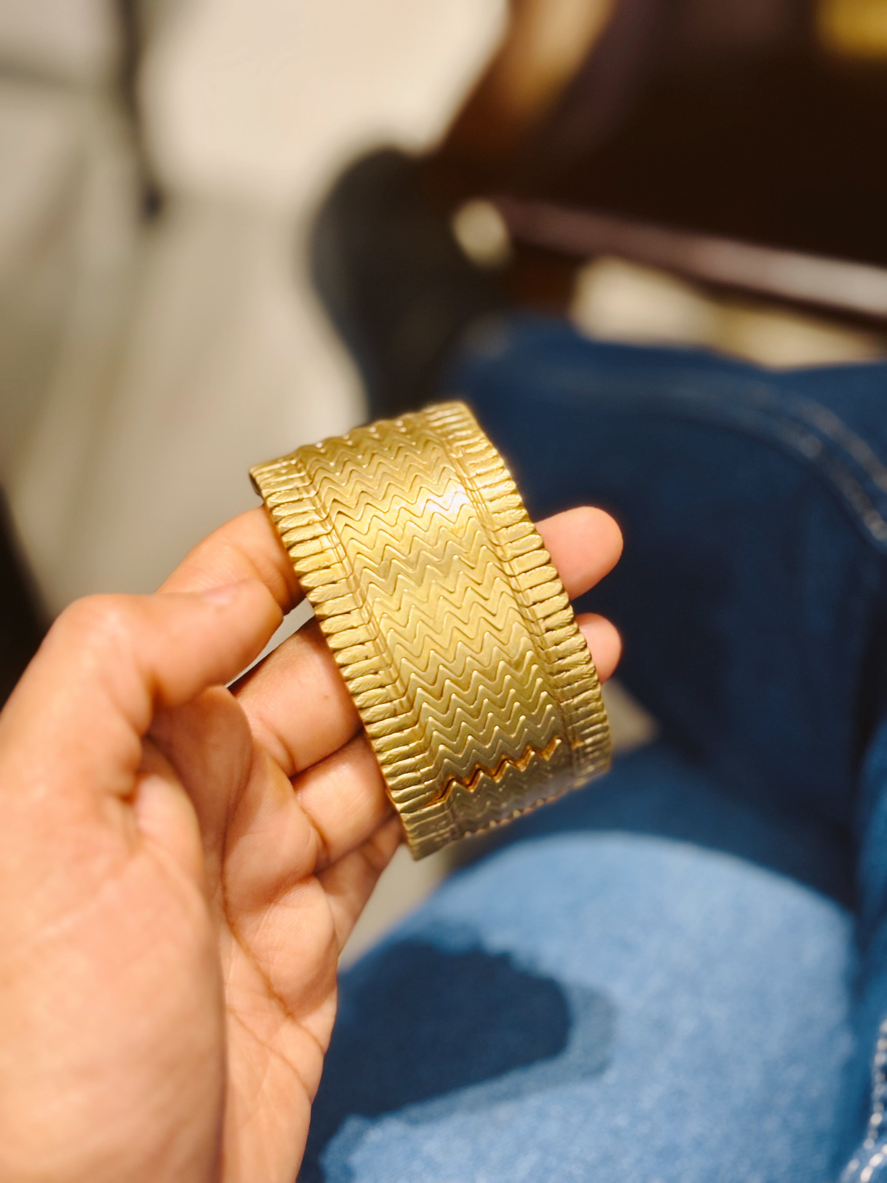 Durba Vintage Silver Bracelet (Adjustable)