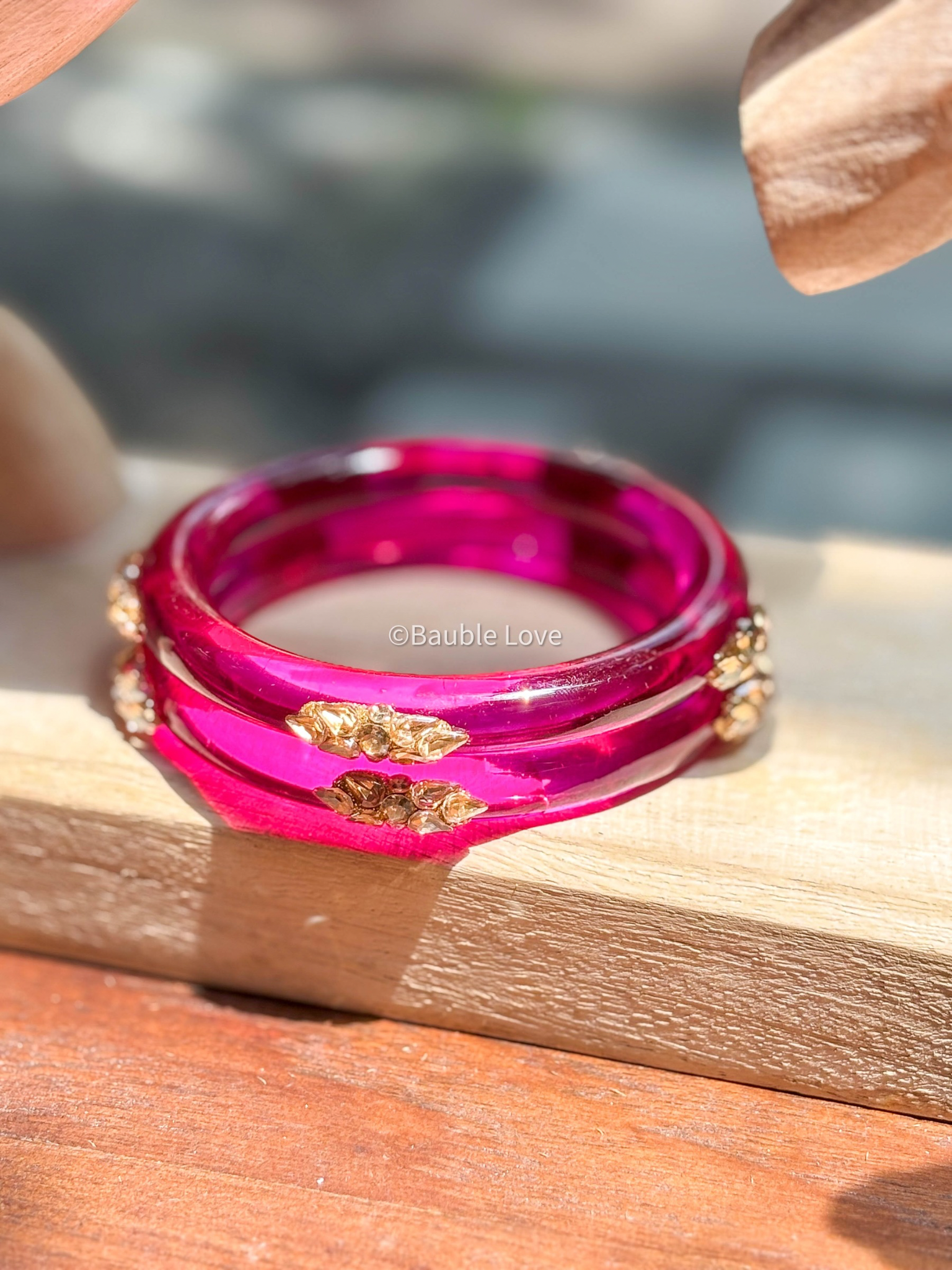 Embellish Glass Bangle